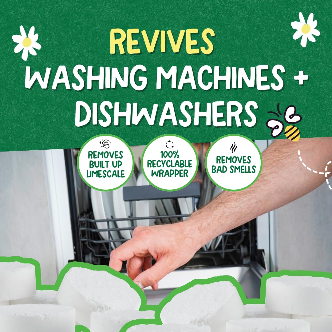 Ecoegg Washing Machine & Dishwasher Cleaner Detox Tablets - 6 Month Supply | Deep Clean, Odour Removal 5