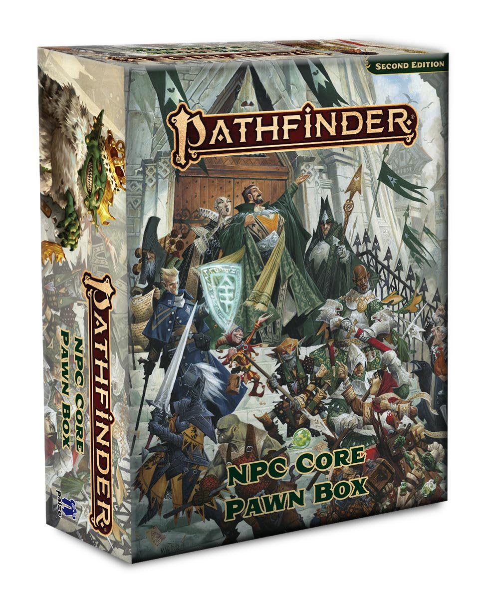 Paizo Pathfinder NPC Core Pawn Box - Over 350 Creature Pawns for Tabletop RPGs