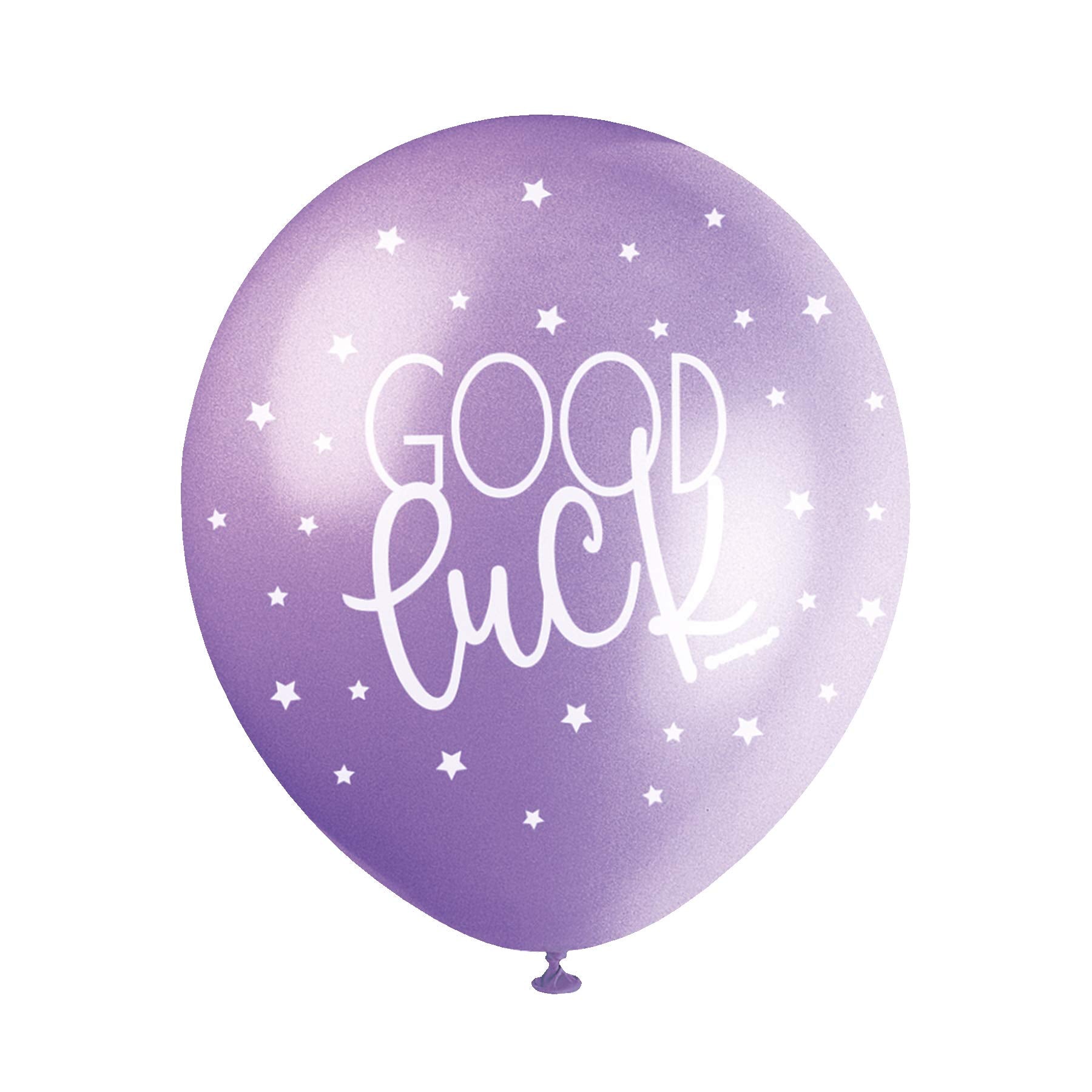 Unique Party Good Luck Multicolor Latex Balloons - 30cm | Pack of 5 | Pearlised Finish 3