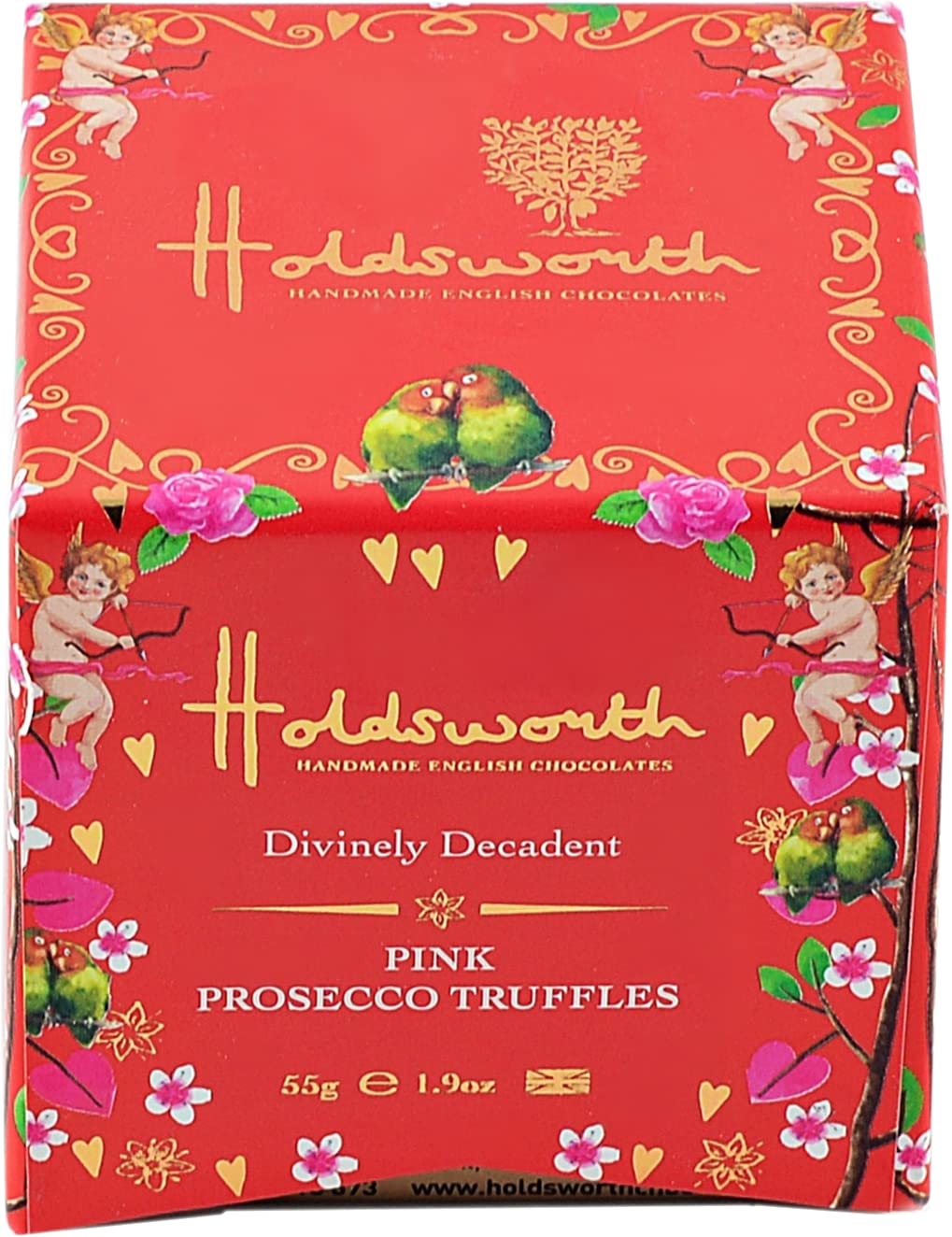 Holdsworth Chocolates – Pink Prosecco Love, handgemachte Schokoladentrüffel