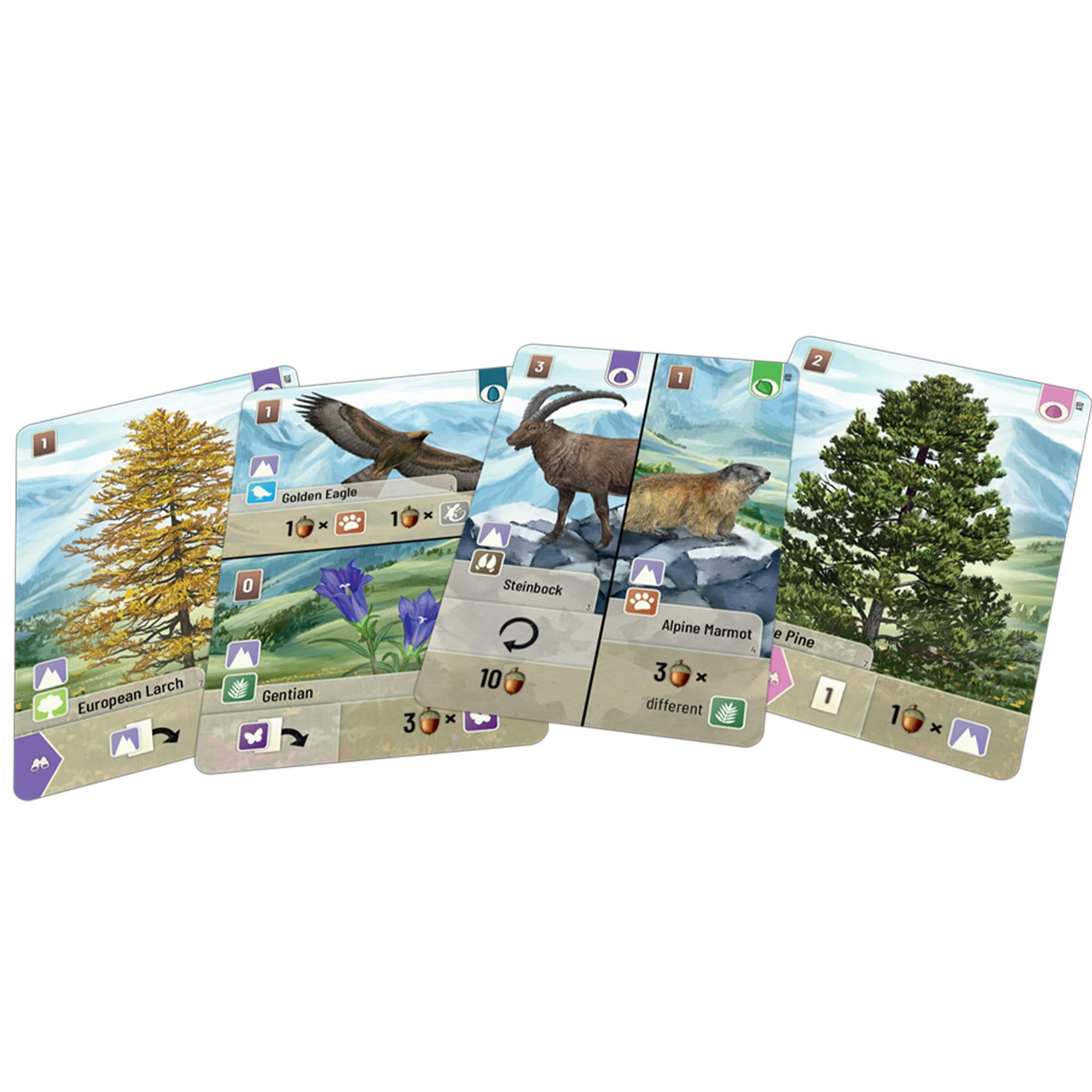 Lookout Forest Shuffle Alpine Expansion | Card Game Expansion | Ages 10+ | 2-5 Play 4