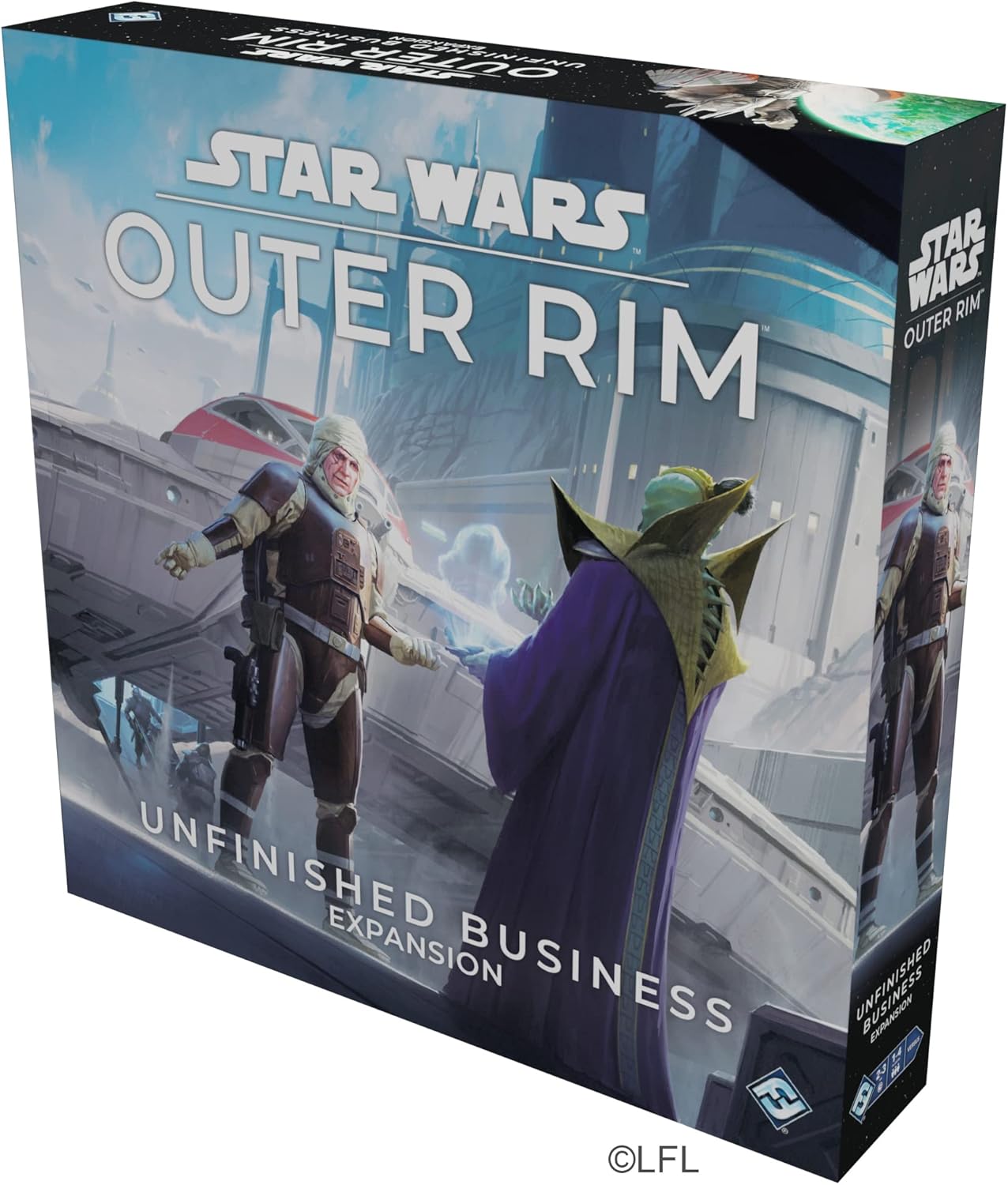 Fantasy Flight Games Star Wars Outer Rim: Unfinished Business Erweiterungsbrettspiel (FFGSW07) 7