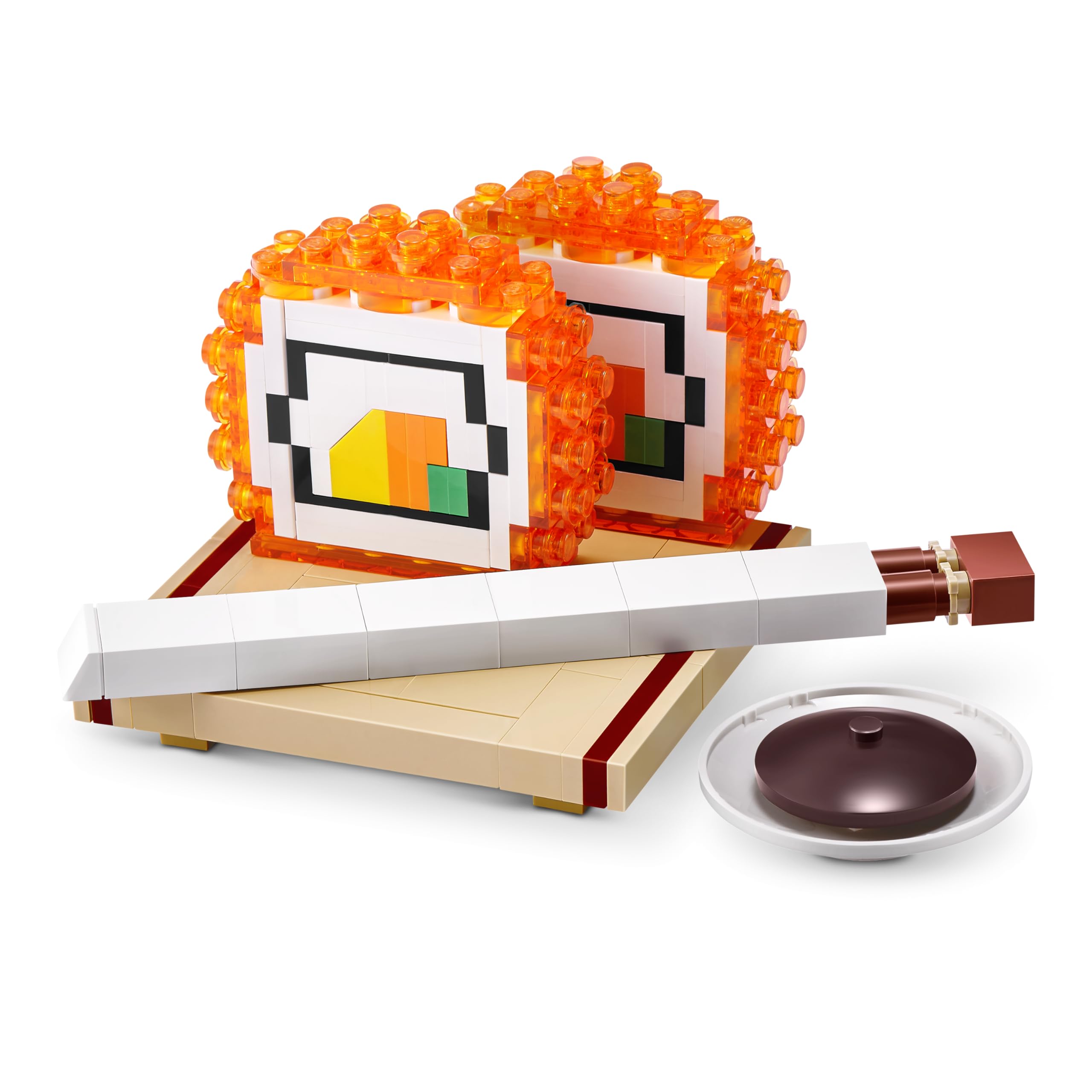 Max Build More Sushi Bar Collection - California Roll Building Set | 181 Pieces | Ages 8+ 3