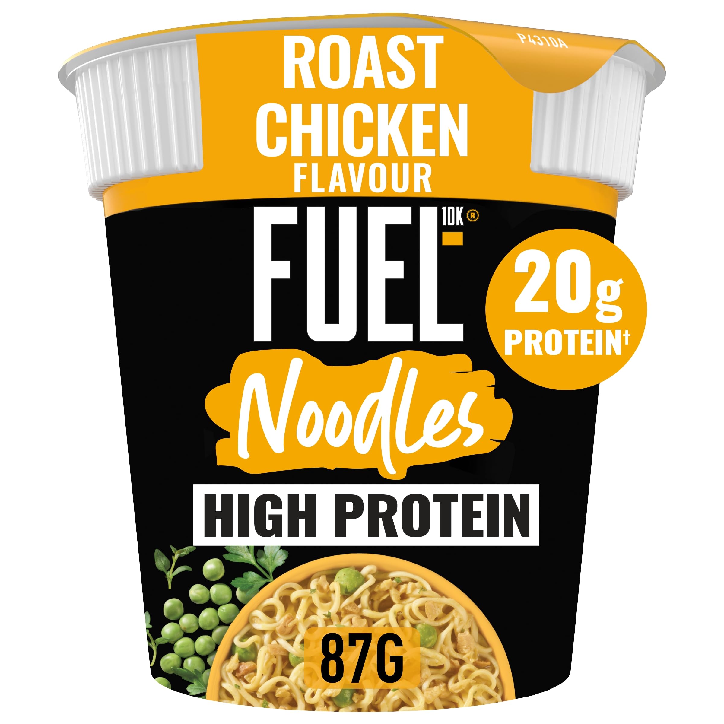FUEL10K Roast Chicken High Protein Instant Noodles Pot - 20g Protein | Pack of 8 6