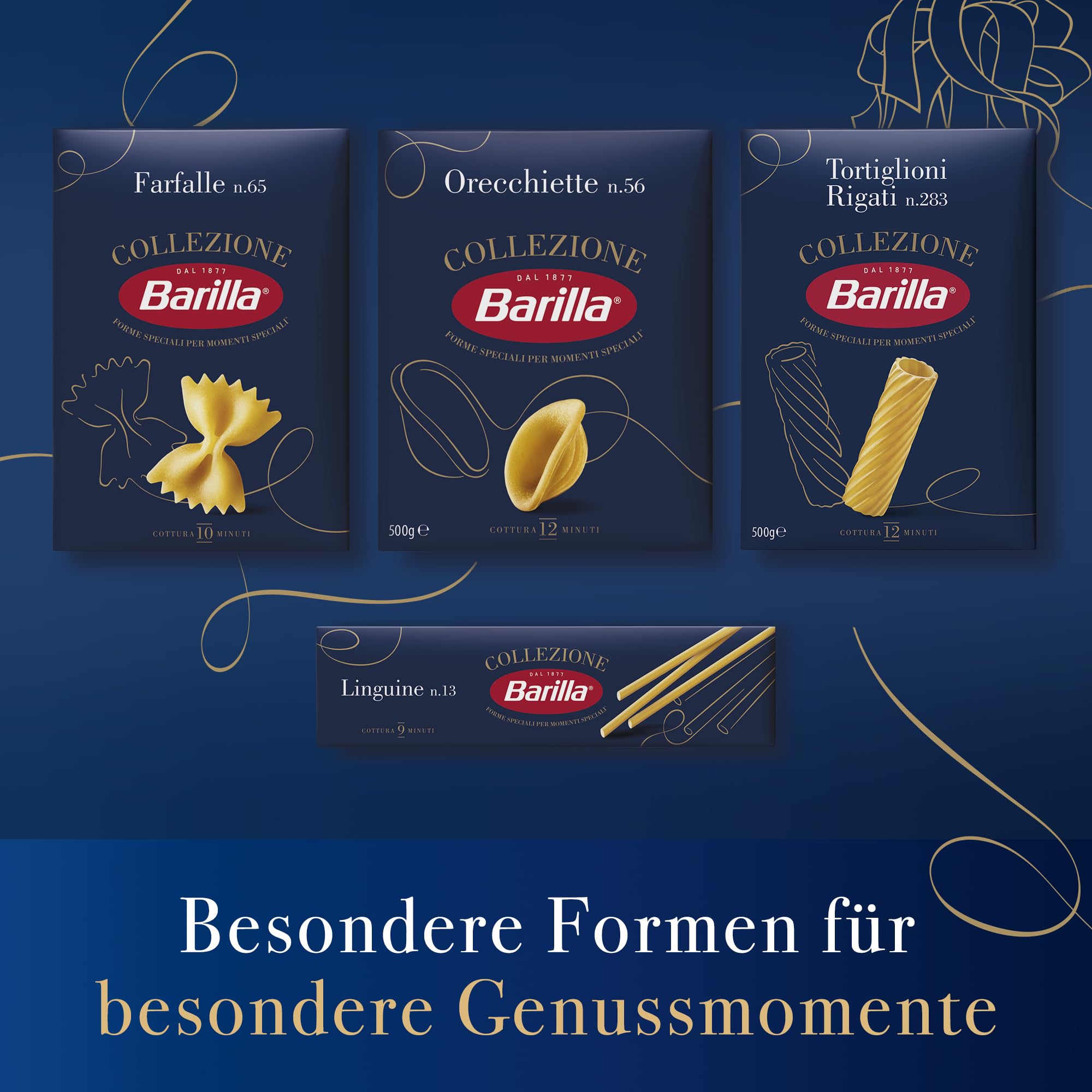 Barilla Mezze Penne Tricolore Pasta - Tri-Color Durum Wheat Semolina | 500g 7