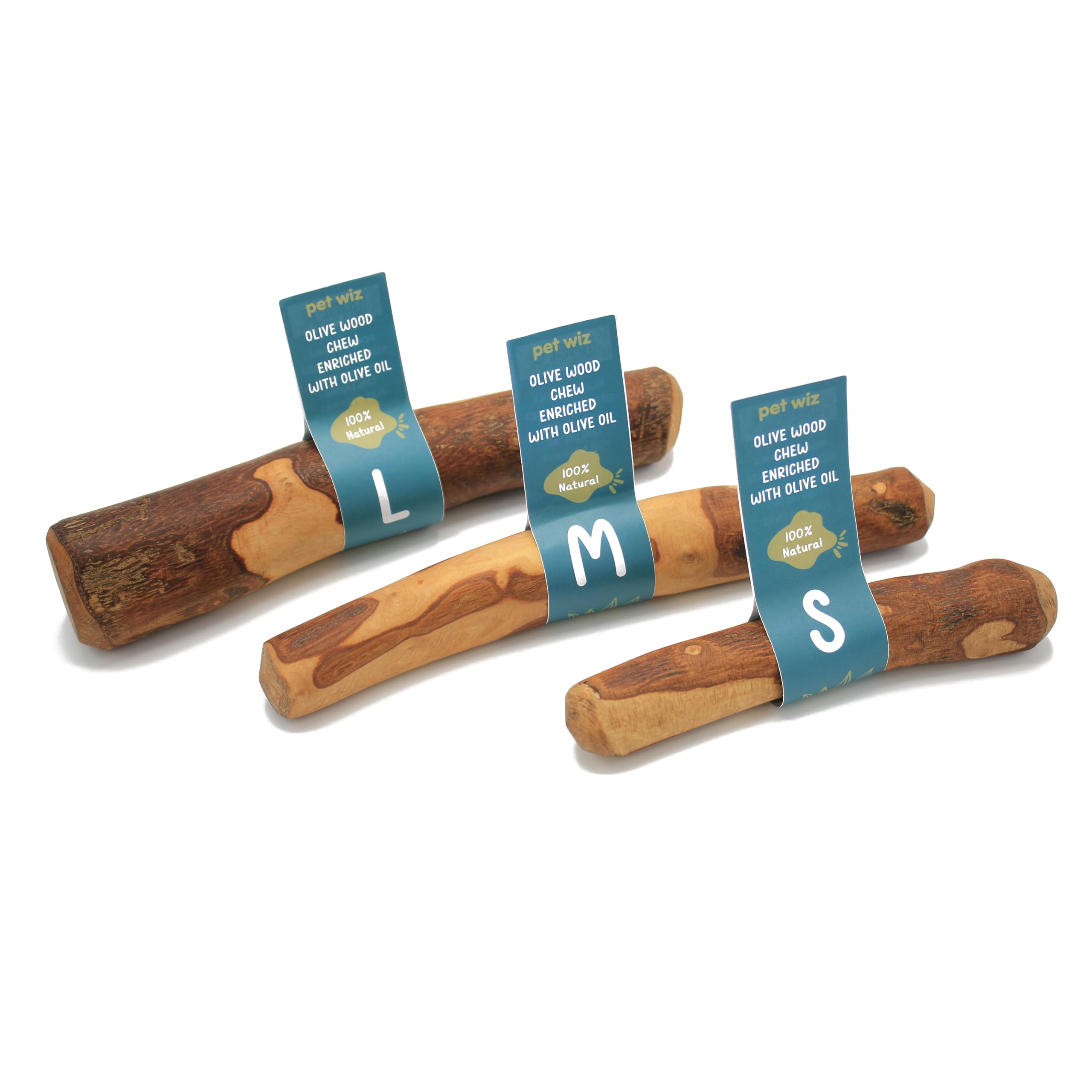 pet wiz Olive Wood Dog Chew Toy - Oral Hygiene & Mental Stimulation | Large Size 6