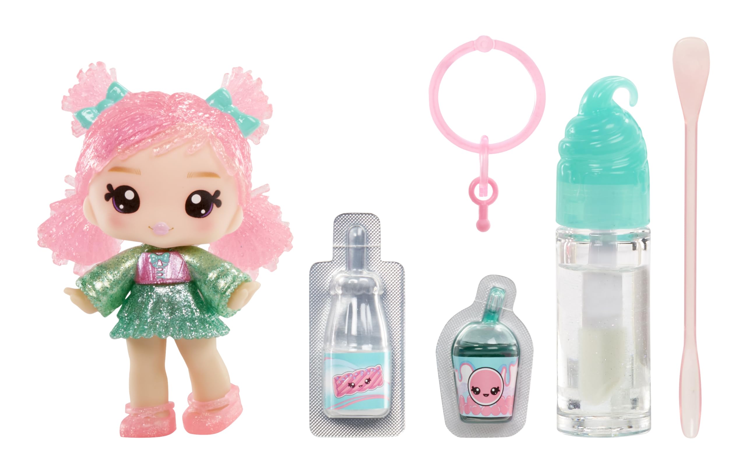 Yummiland Lipgloss-Puppe – Susie Sour Straw mit DIY-Lipgloss-Set – ab 3 Jahren 3