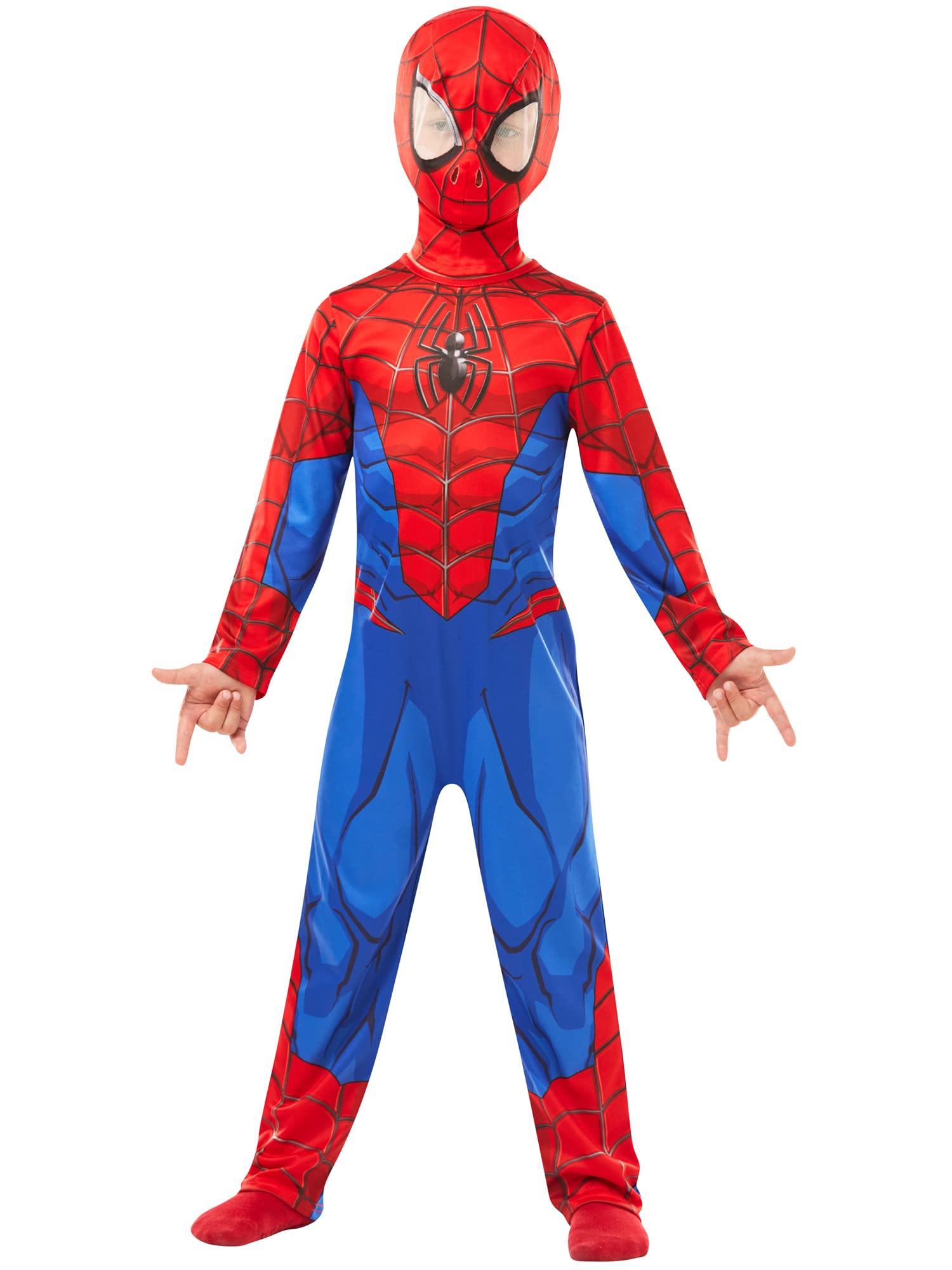 Rubies Marvel Spider-Man Classic Child Costume - Boys, Size 7-8 Years (L)
