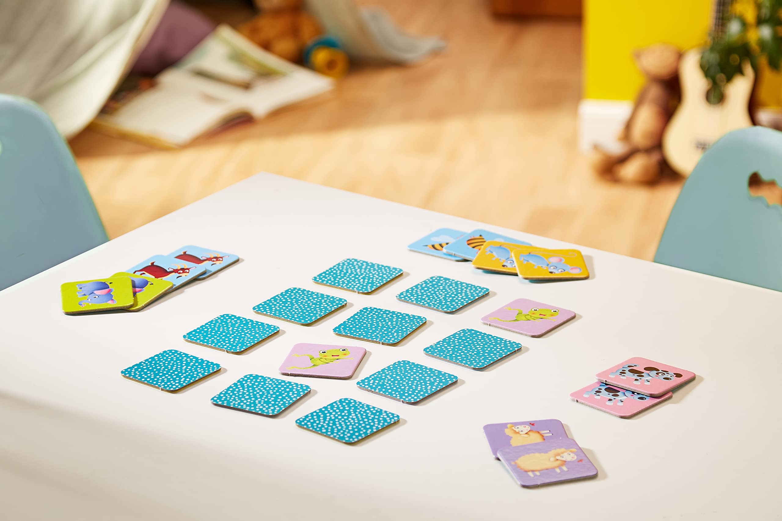 Liscianigiochi Carotina Baby Memory Game Animals | Ages 1-4 | Improves Memory & Vocabulary