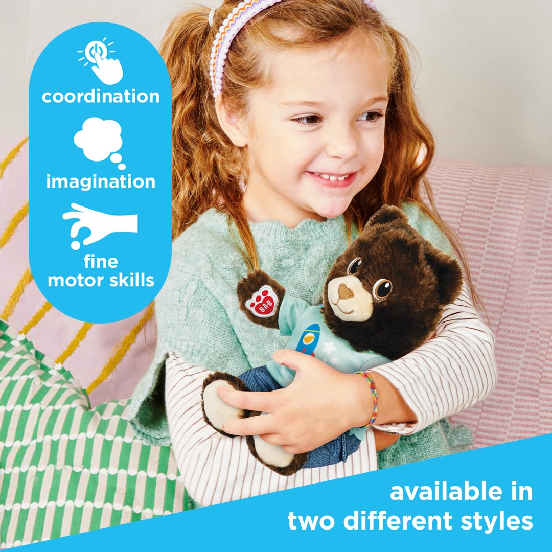 Casdon Build-A-Bear Workshop Furtastic Toy Bear & Outfit Pack - Rocket Style 6
