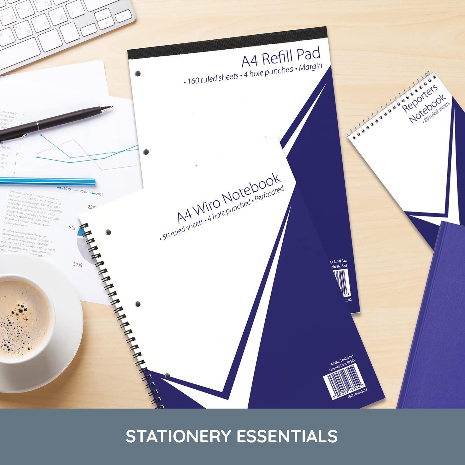 nu: Reporters Notebook - Pocket Size (125x200mm) | Soft Cover | 160 or 320 Pages Available 4