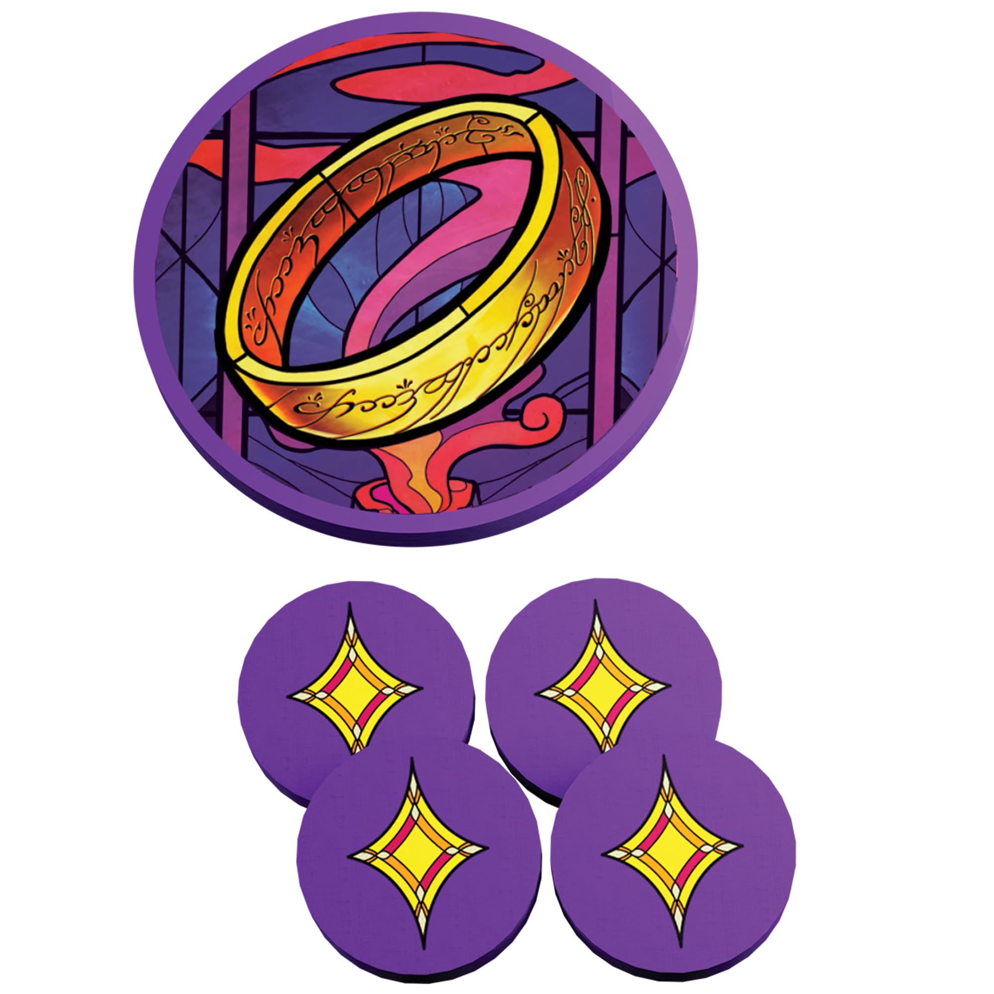 Asmodee The Fellowship of the Ring Trick-Taking Game | Cooperative Card Game | Ages 10+ | 1-4 Players | 20+ Min 4