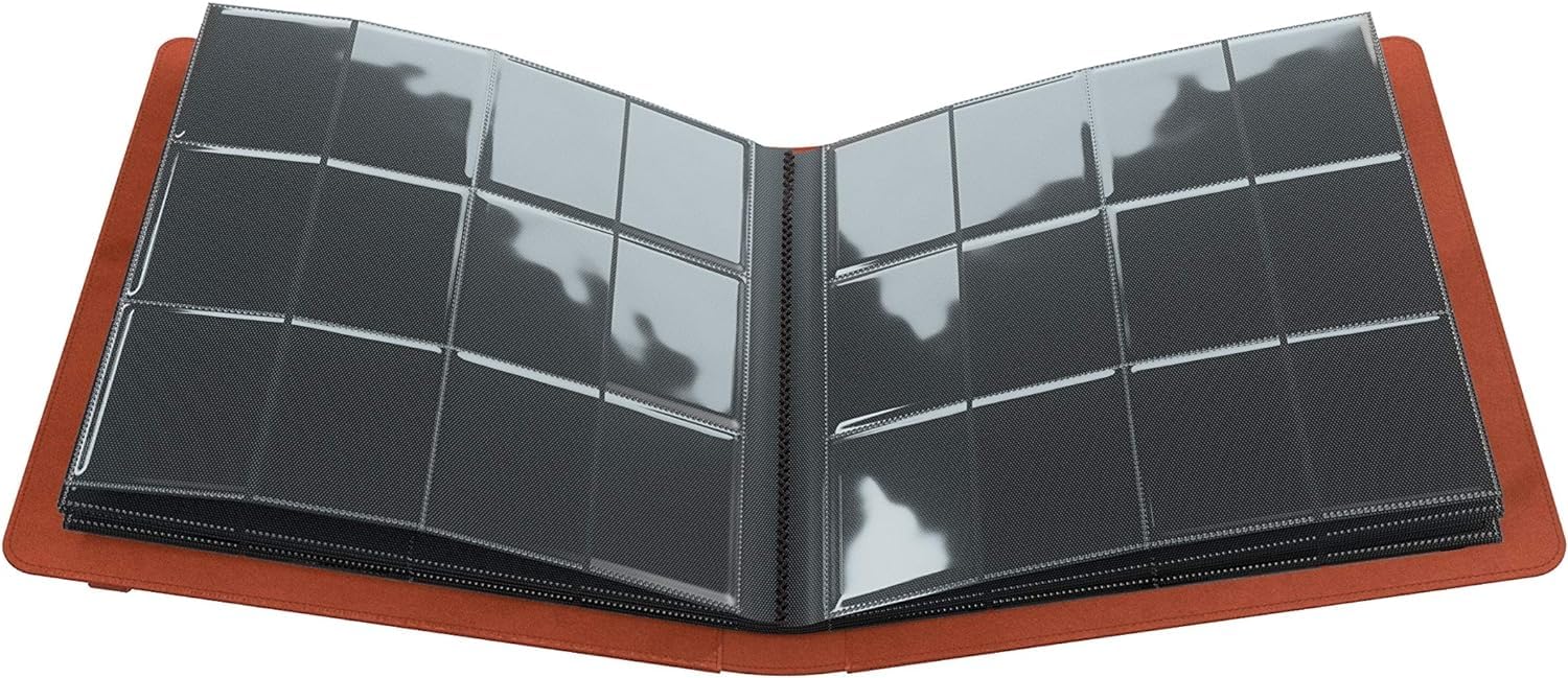 Gamegenic Prime Album 24-Pocket - Holds 480 Double-Sleeved Cards, Red 3