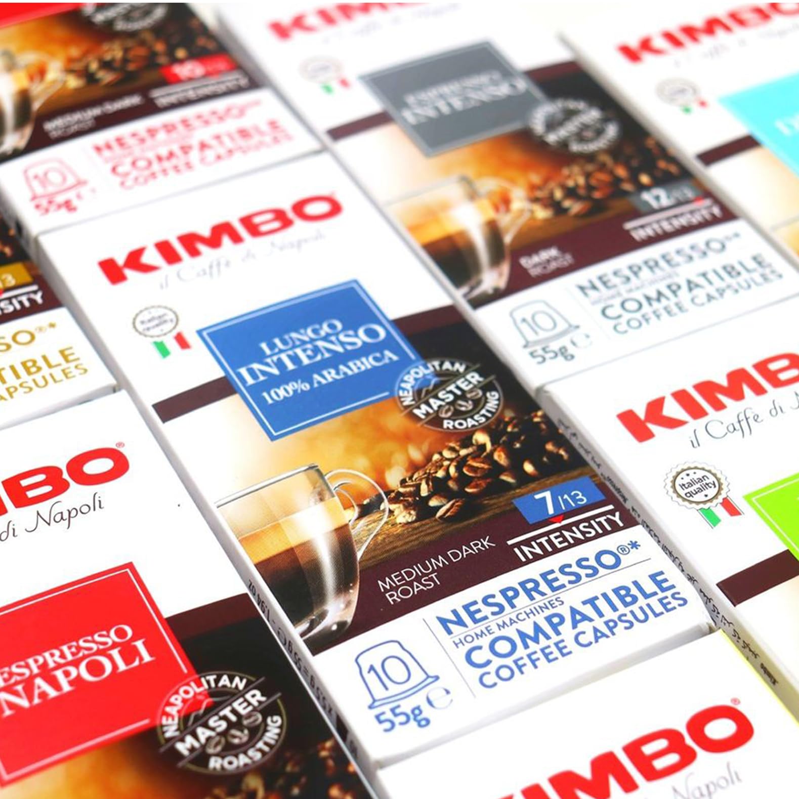 Kimbo Espresso Barista 100% Arabica Aluminium Capsules (30-Pack) | Medium Dark Roast, Nespresso Compatible