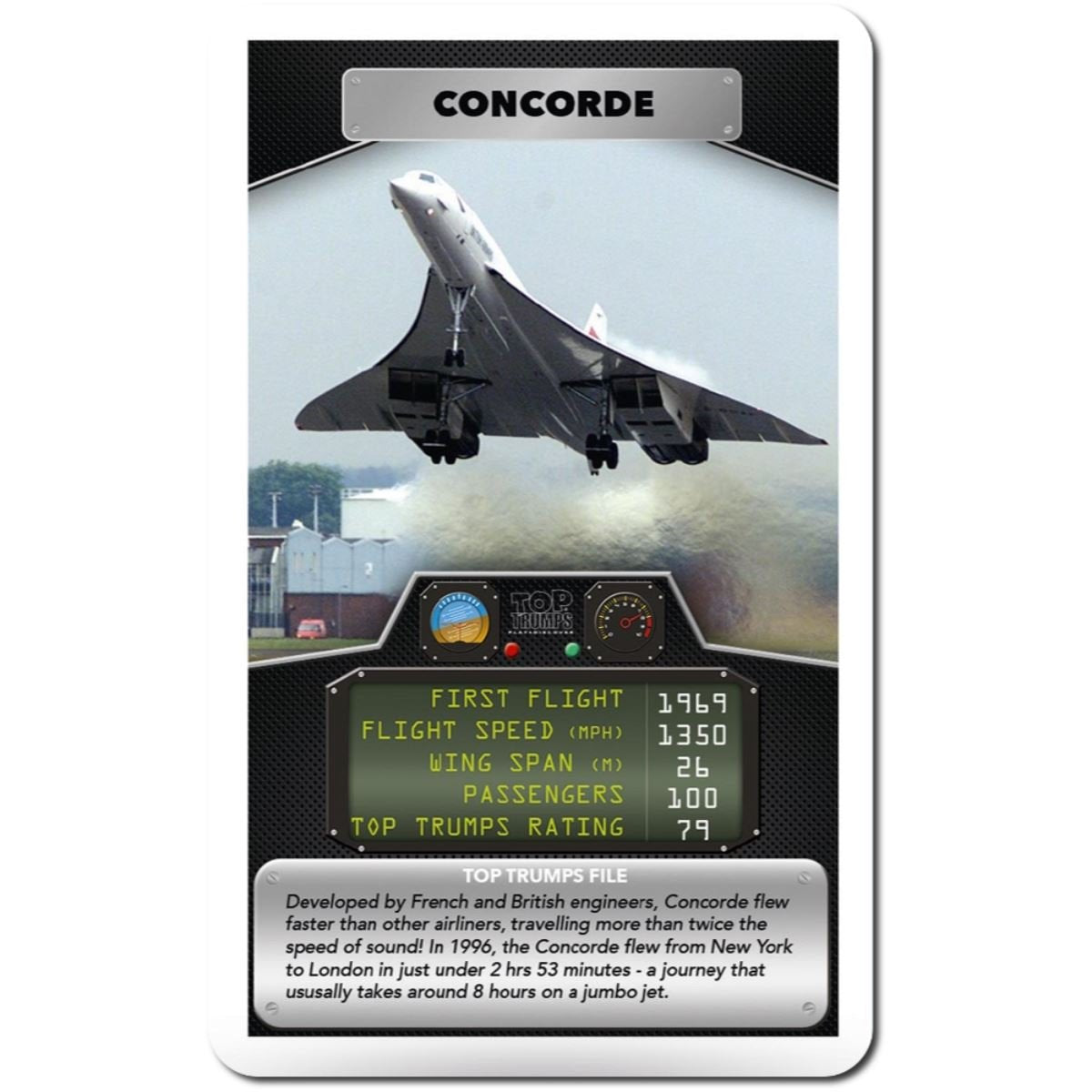 Top Trumps Passenger Planes Card Game | Educational Facts | Ages 6+