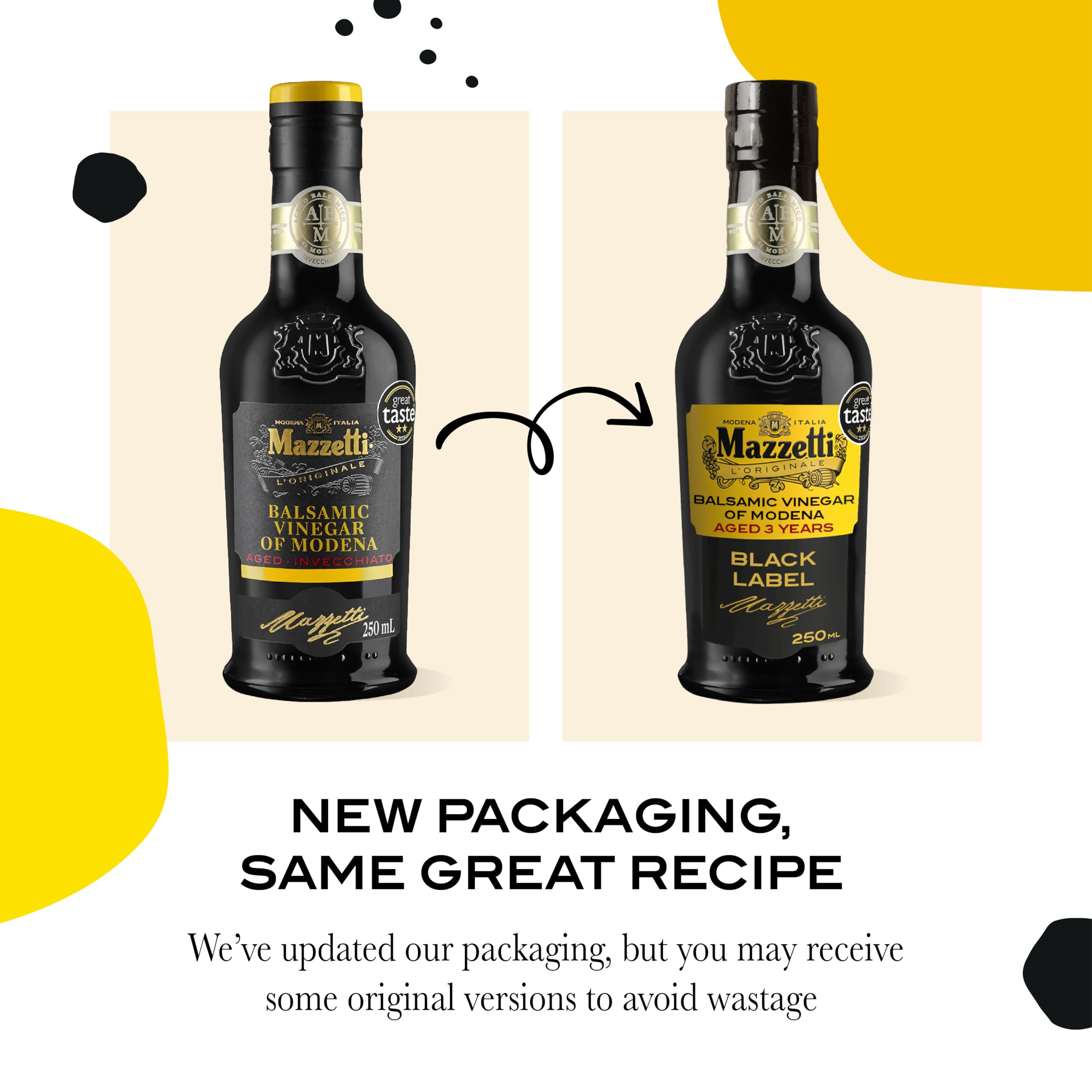 Mazzetti Aged Balsamic Vinegar of Modena - Sweet, Thick, Rich | 250ml