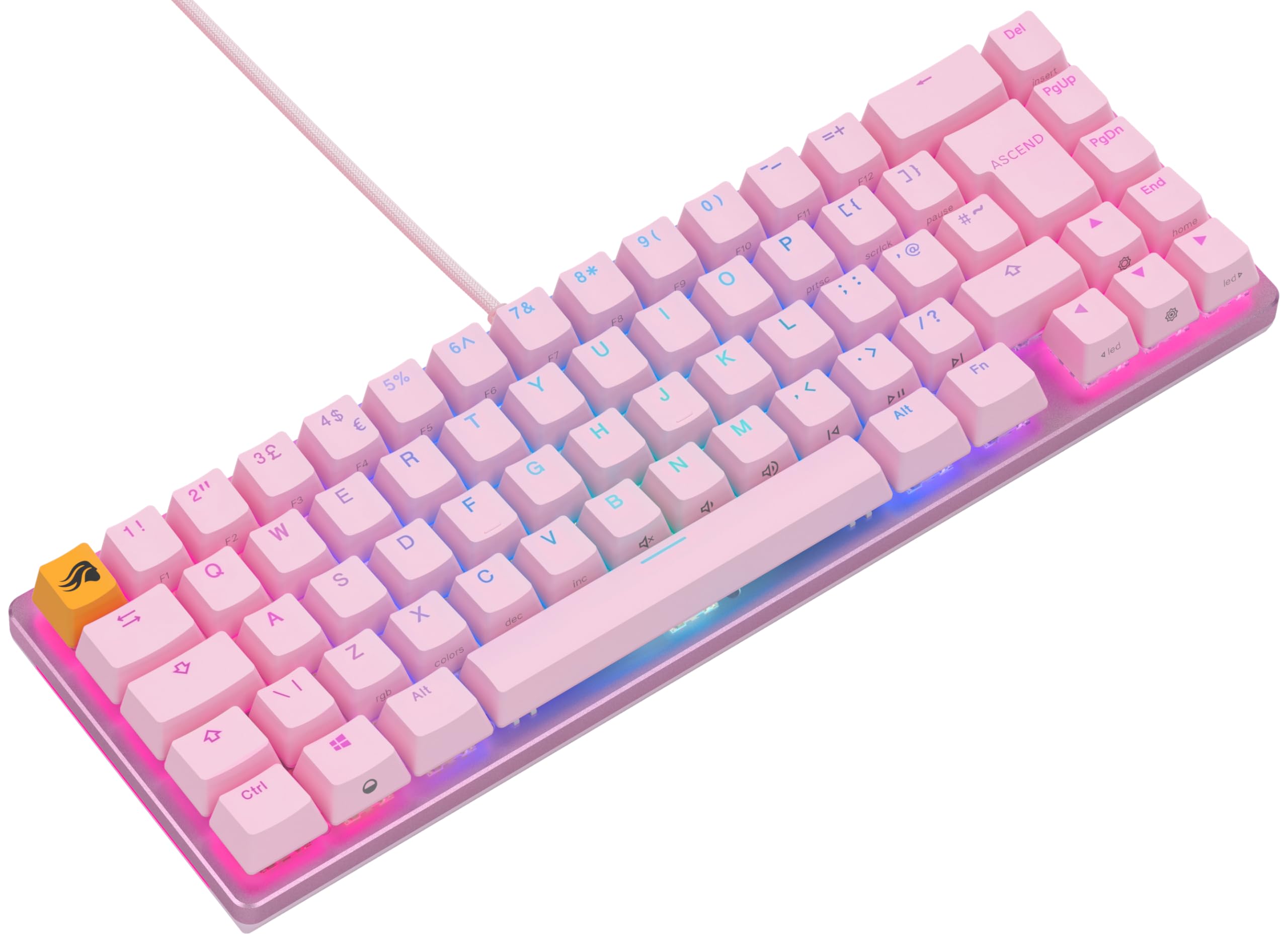 Glorious Gaming GMMK 2 Compact (65%) - UK QWERTY Mechanical Gaming Keyboard with Hot-Swap Switches & RGB 7