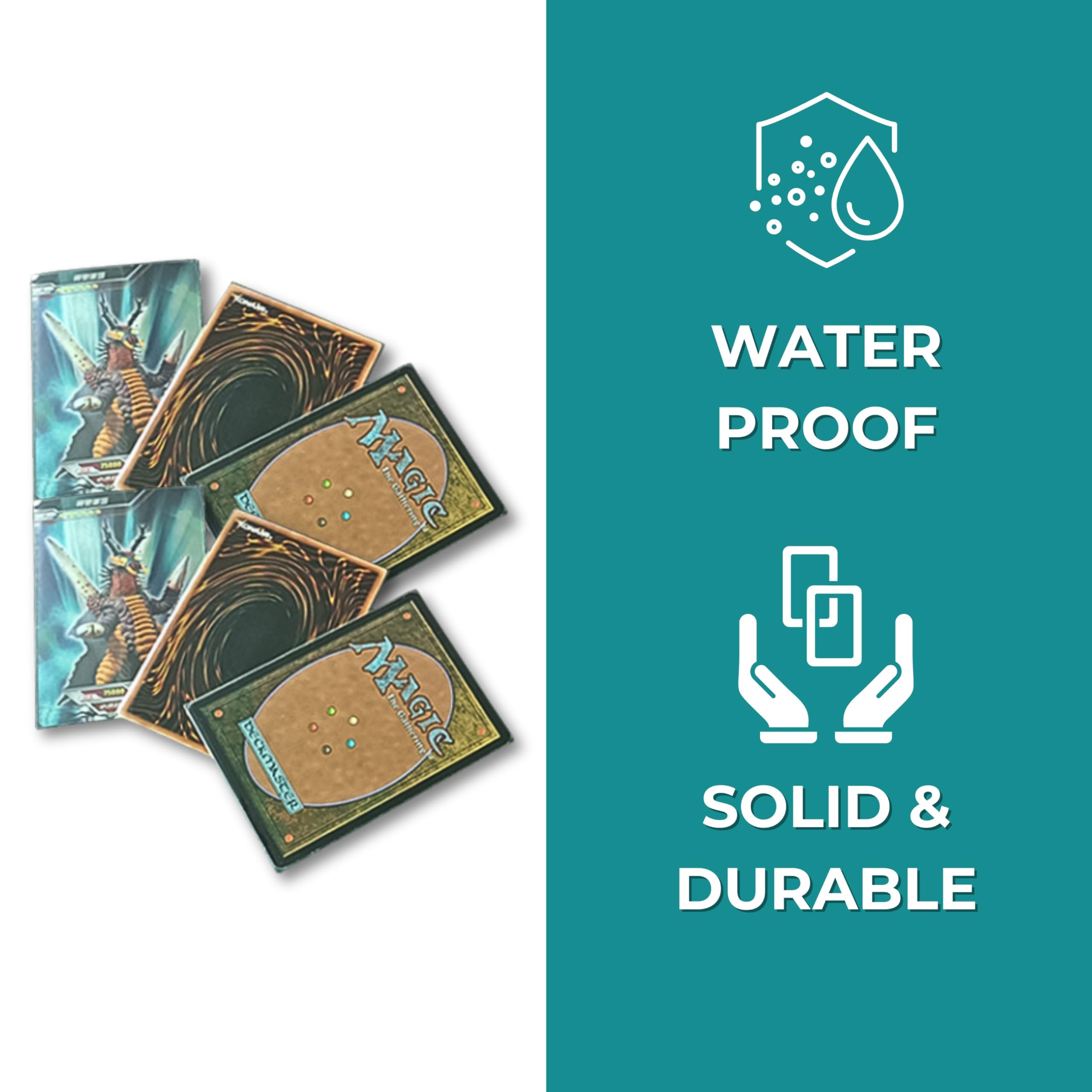 XShield Exact Fit Trading Card Sleeves - 500 Pack, 60 Micron Polypropylene, Crystal Clear 3