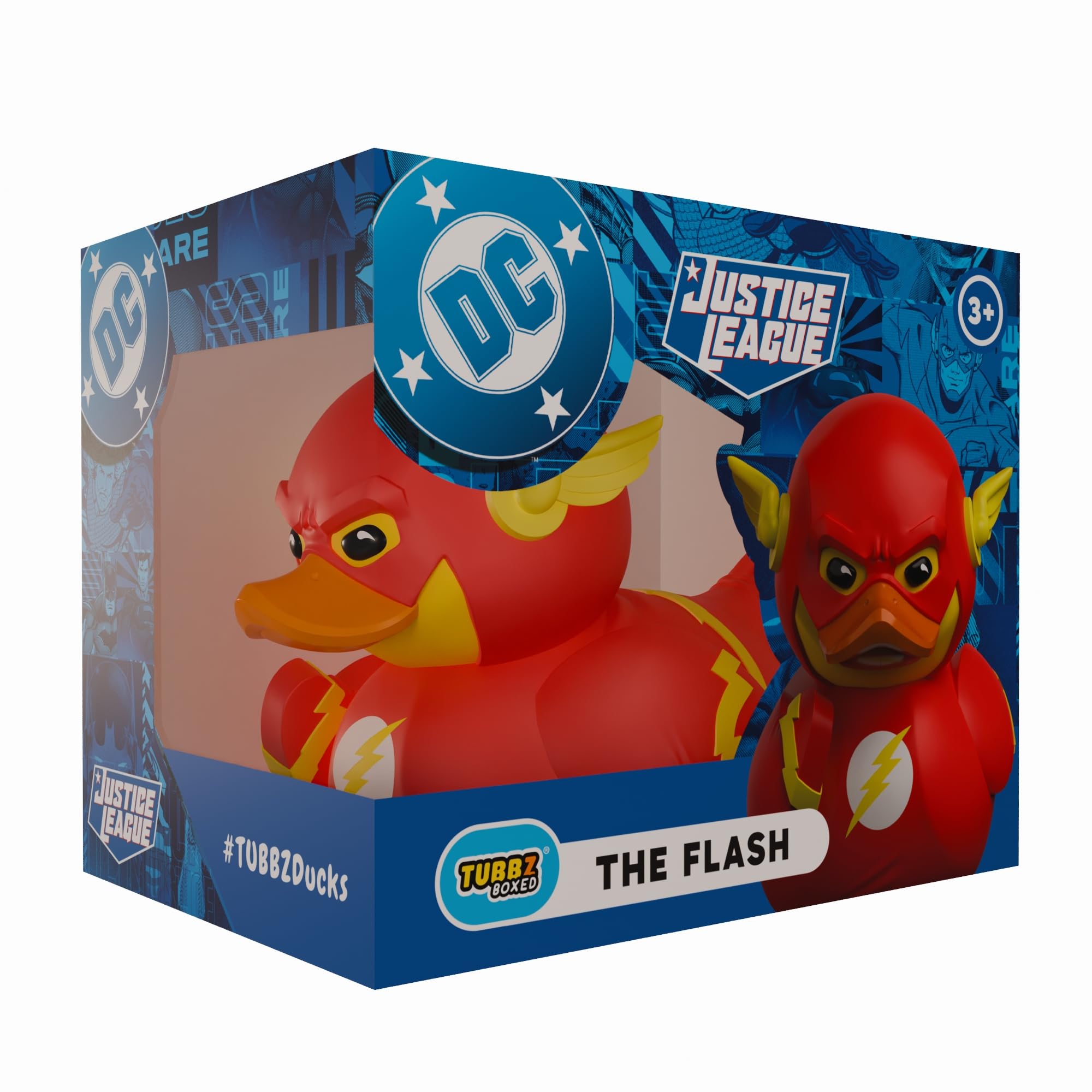 TUBBZ DC Comics The Flash Cosplaying Rubber Duck Vinyl Figure | 3.54 in Tall | Boxed Edition