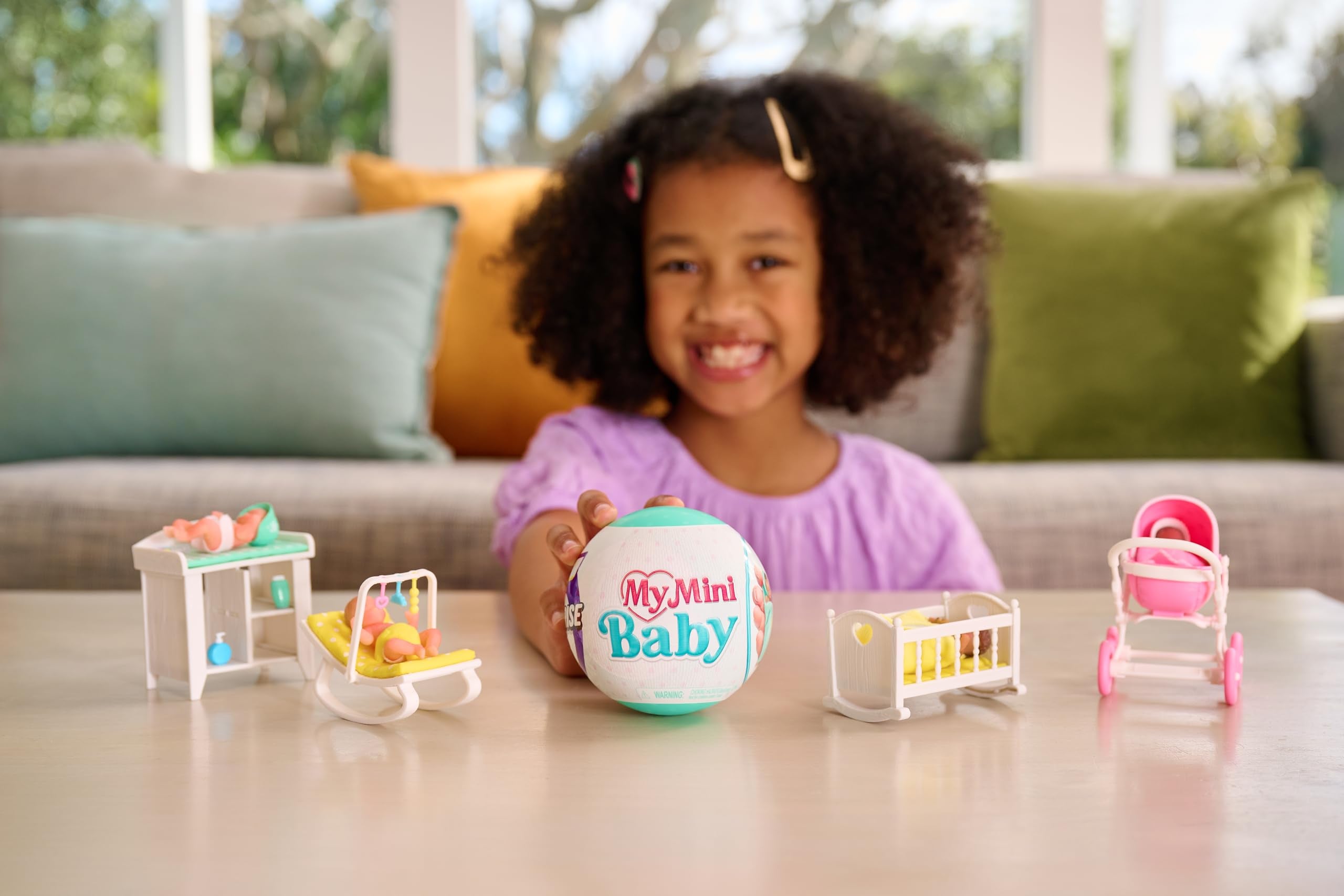5 Surprise My Mini Baby Series 1 - Collectible Mystery Capsule with Realistic Mini Baby & Playset (Single Capsule)