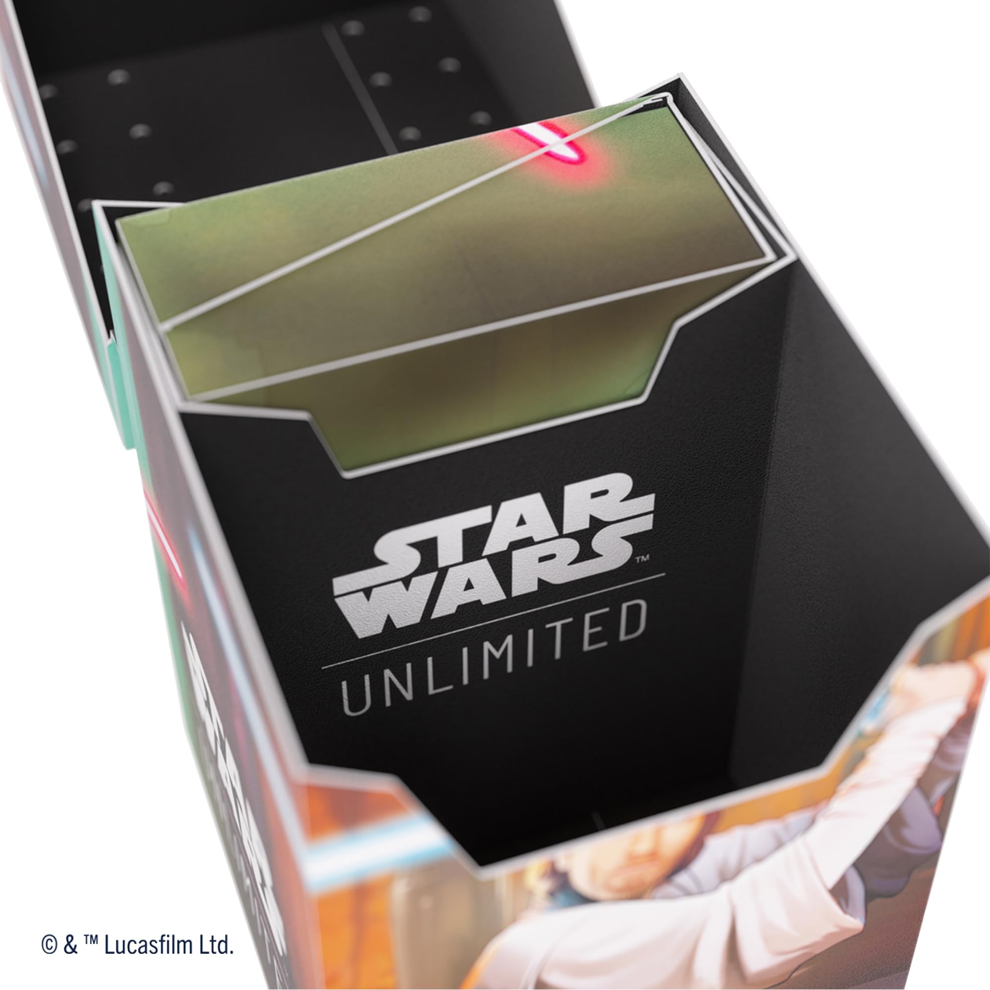 Gamegenic Star Wars Unlimited Set 3 Soft Crate - Obi-Wan Kenobi/Darth Maul | Holds Double-Sleeved Deck 5