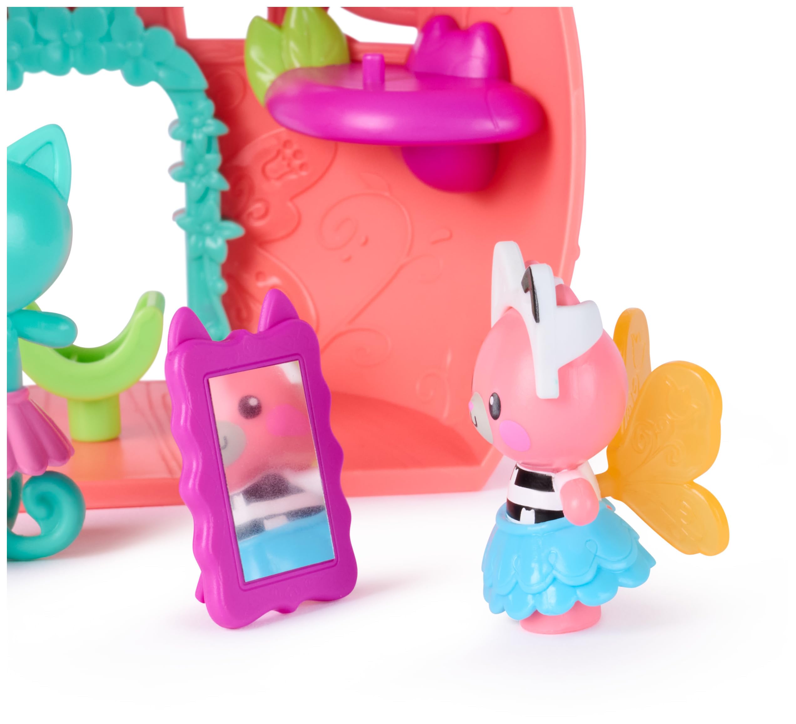 DREAMWORKS GABBY'S DOLLHOUSE Kitty Fairy’s Flutter-riffic Playset with 12 Pieces | Ages 3-6 6