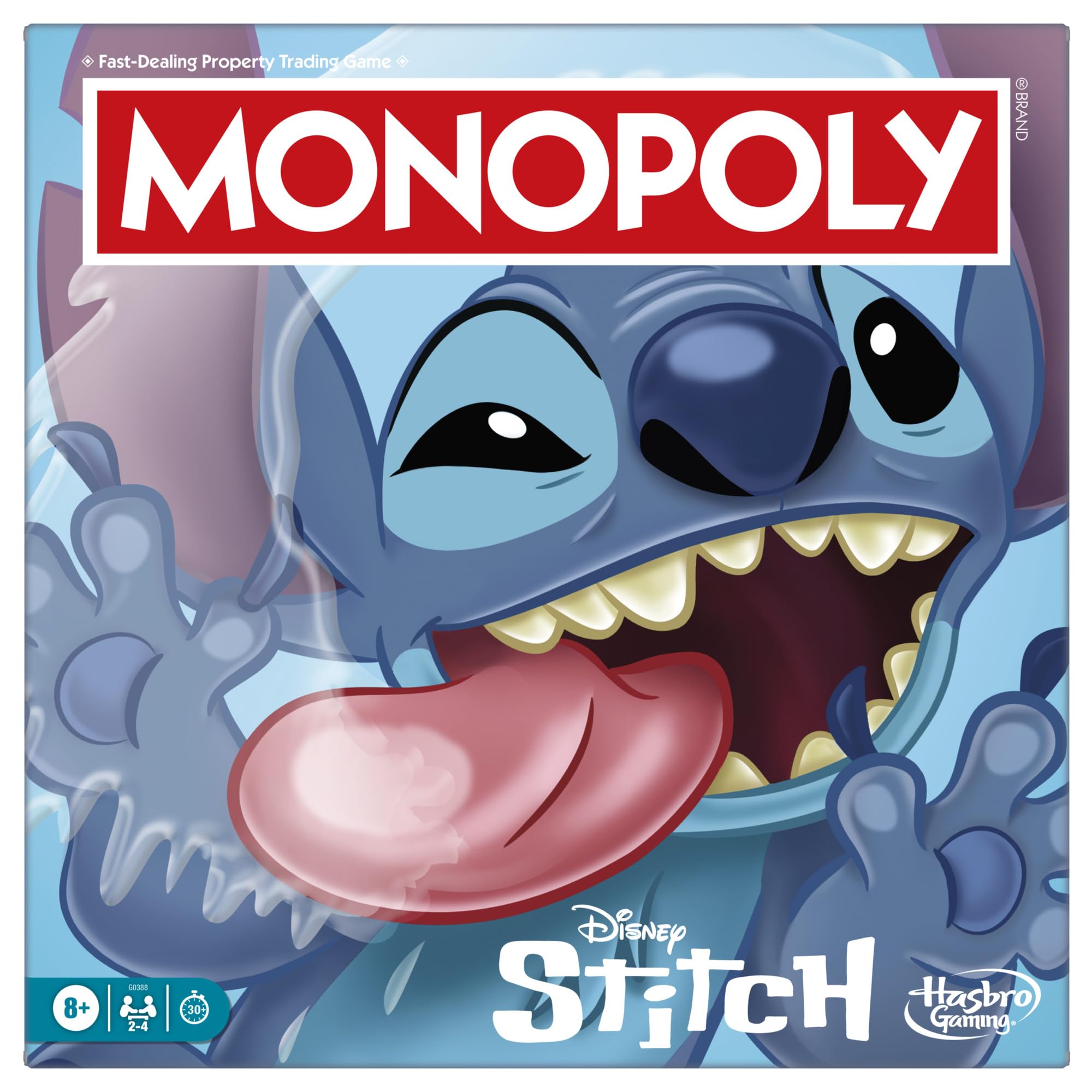 Monopoly Disney Stitch Edition Board Game - English Version | Ages 8+ | 2-6 Players