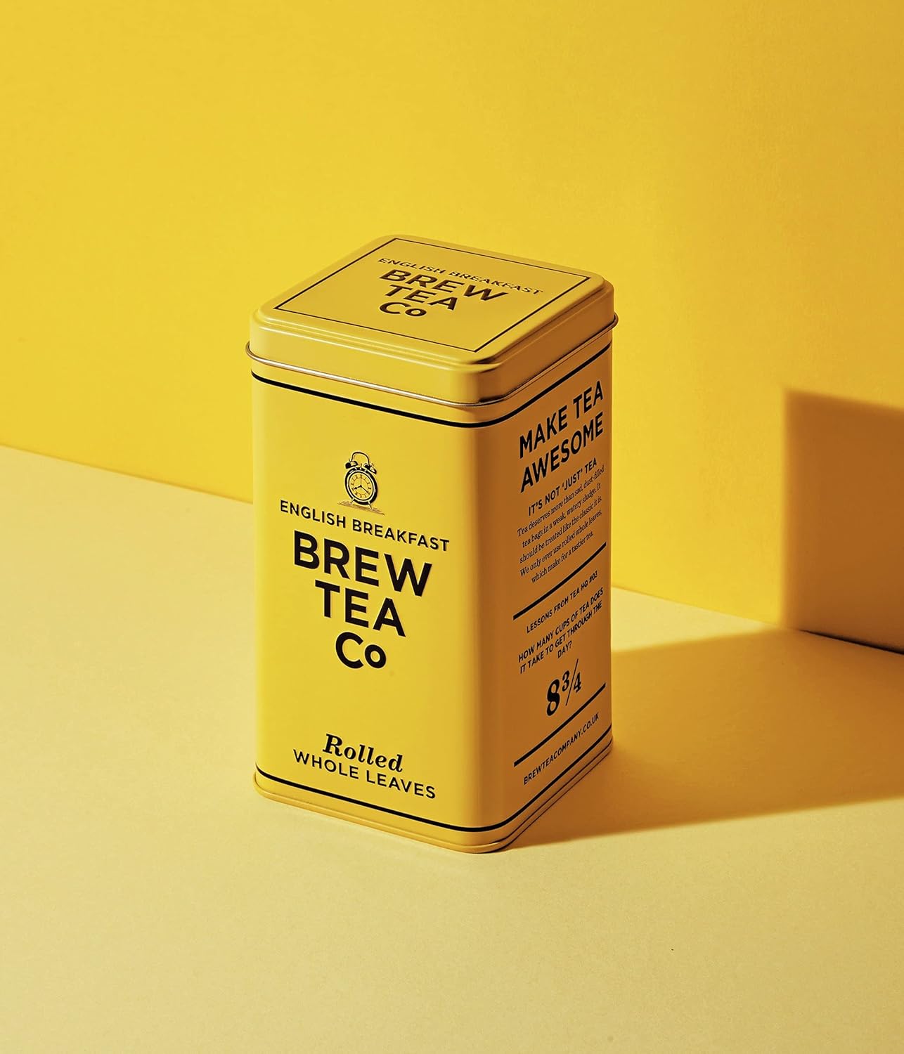 Brew Tea Co – Englischer Frühstückstee in klassischer Dose – Stark &amp; ​​Malzig – 25 Teebeutel 4