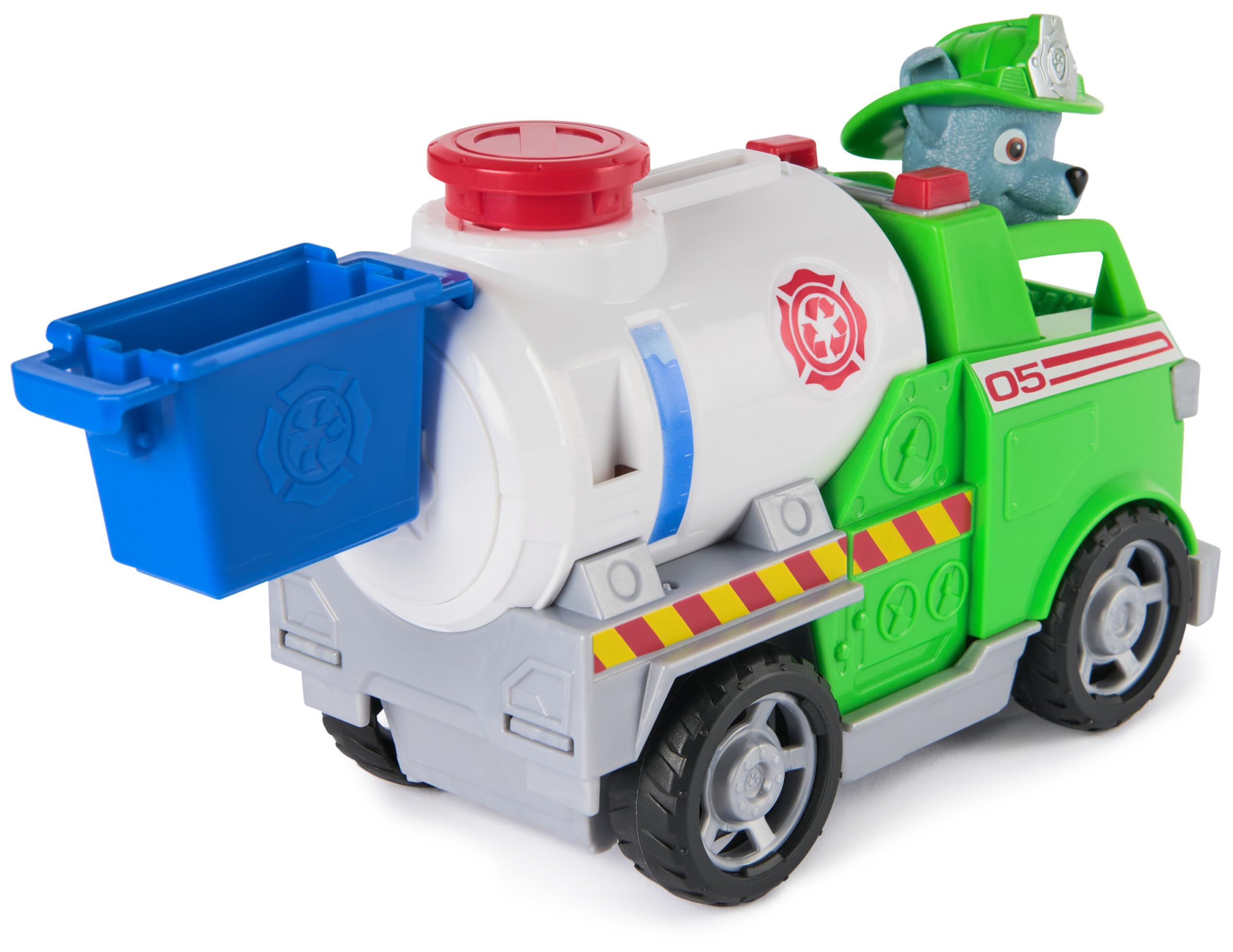 Paw Patrol Rocky Rescue Fire Tanker - 20.3 cm Vehicle with 5 cm Rocky Figure | Ages 3-9 4