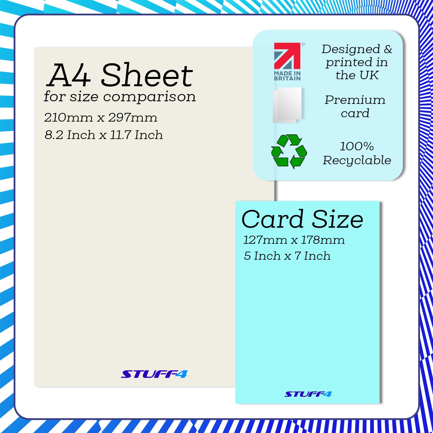 Stuff4 40th Birthday Card for Men Women - Newspaper Design Born in 1986 | 5x7 Inch 6