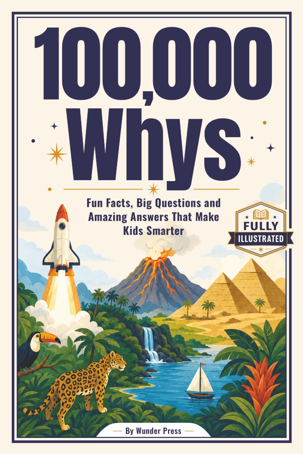 Wunder Press 100,000 Whys: Fun Facts, Big Questions, and Amazing Answers for Kids Ages 6-10 [Paperback]