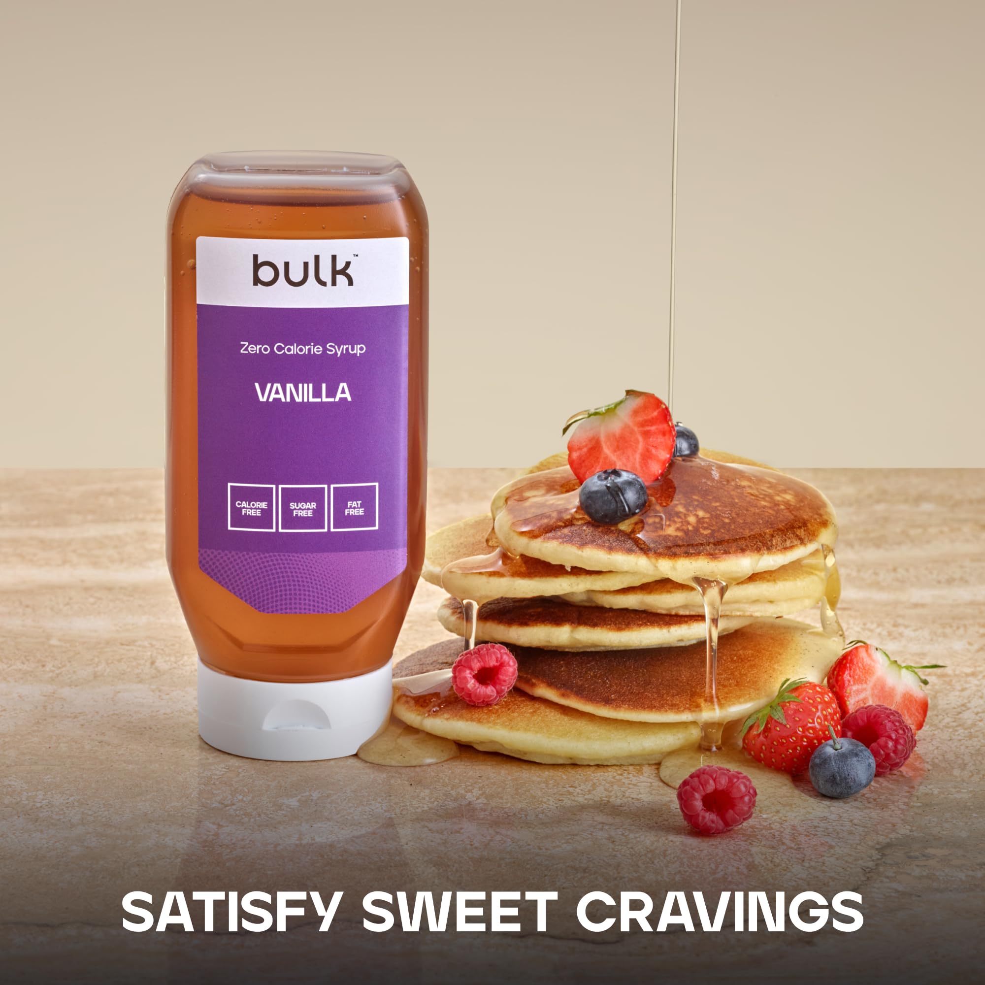 Bulk Zero Calorie Vanilla Syrup - Sugar Free, Fat Free | 400 ml Bottle