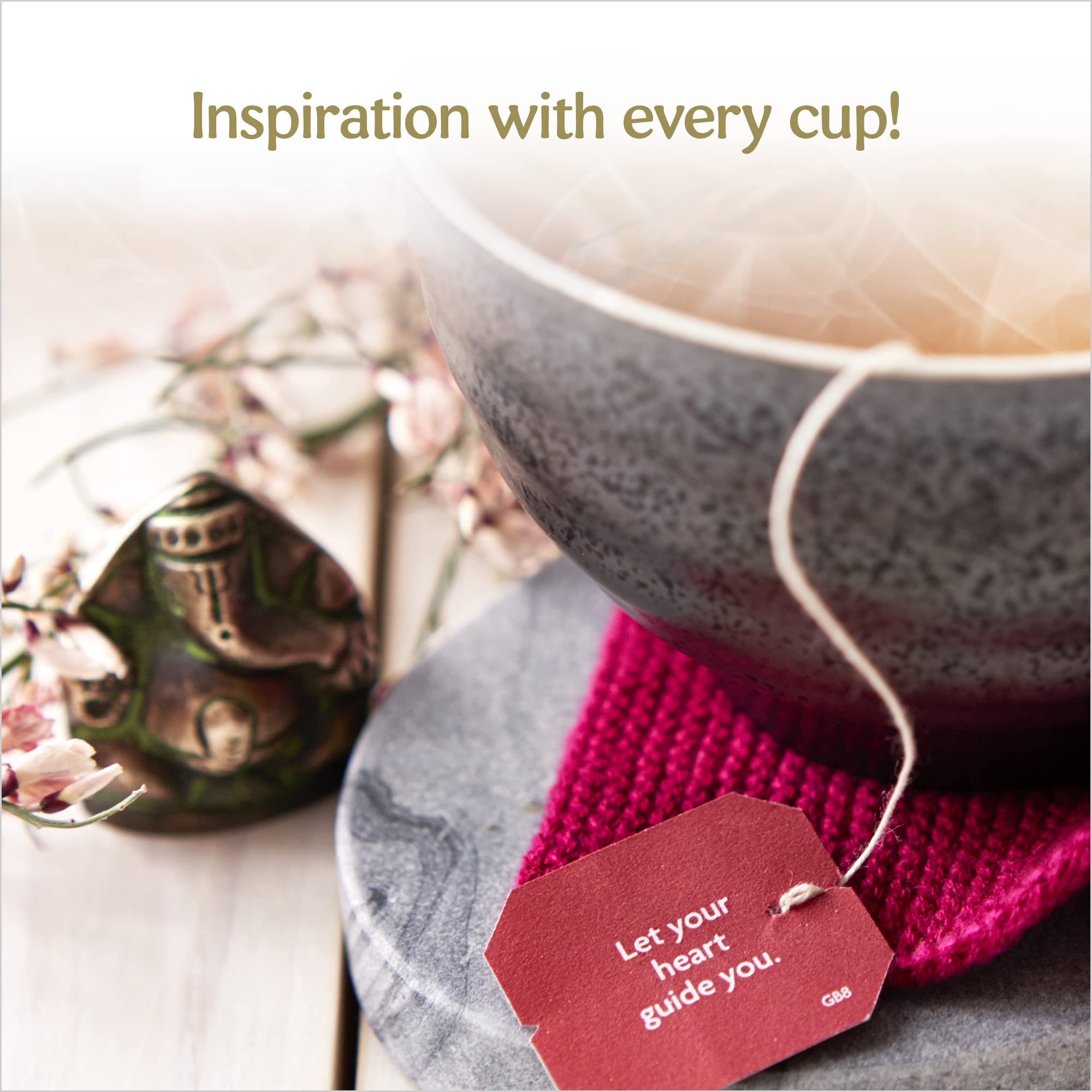 YOGI TEA Soul Balm Organic Herbal Tea with Cocoa Shells & Rooibos, 102 Teabags 4