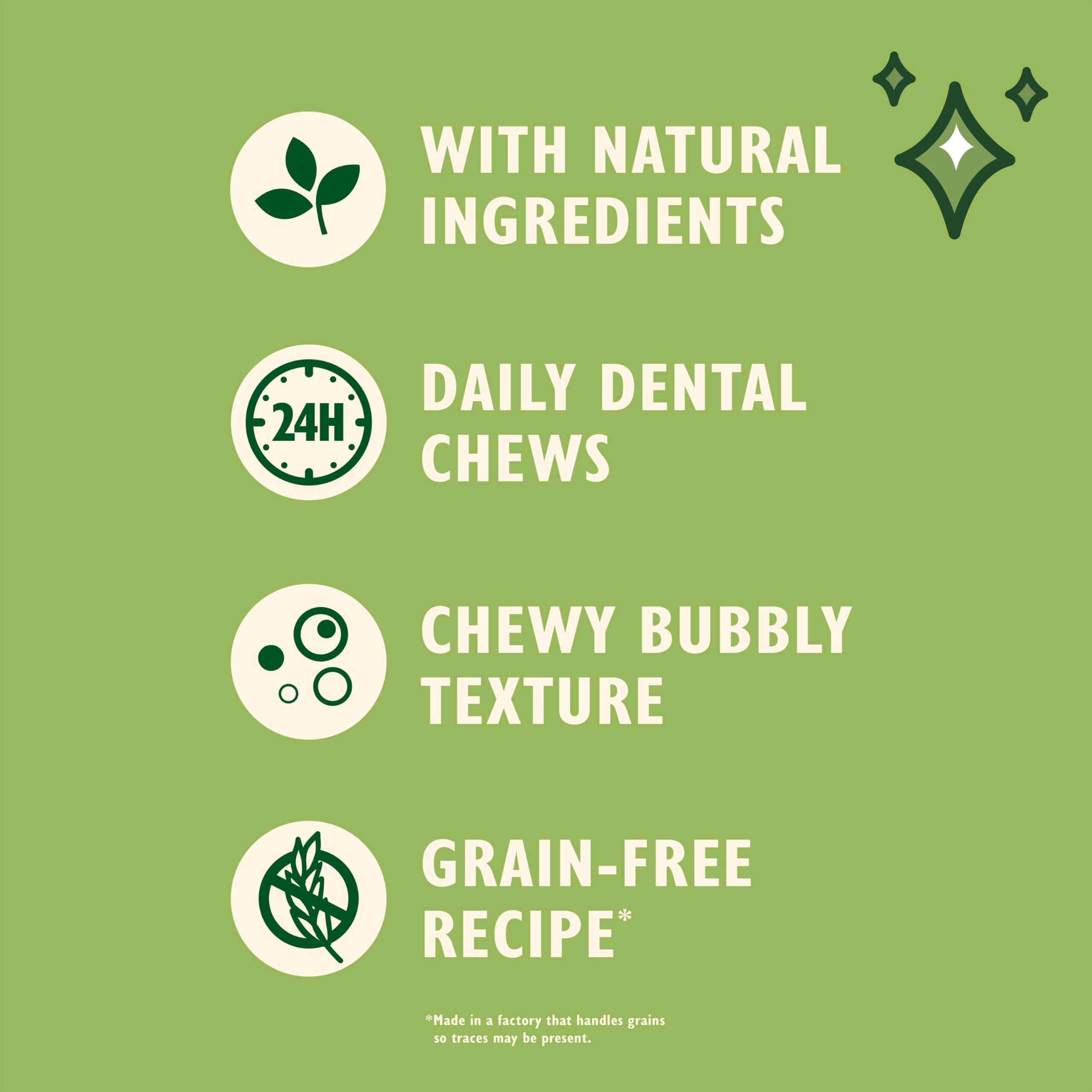 Lily's Kitchen Woofbrush Small Dental Dog Chews - Grain-Free, Vet Approved | 7 Chews per Pack 2