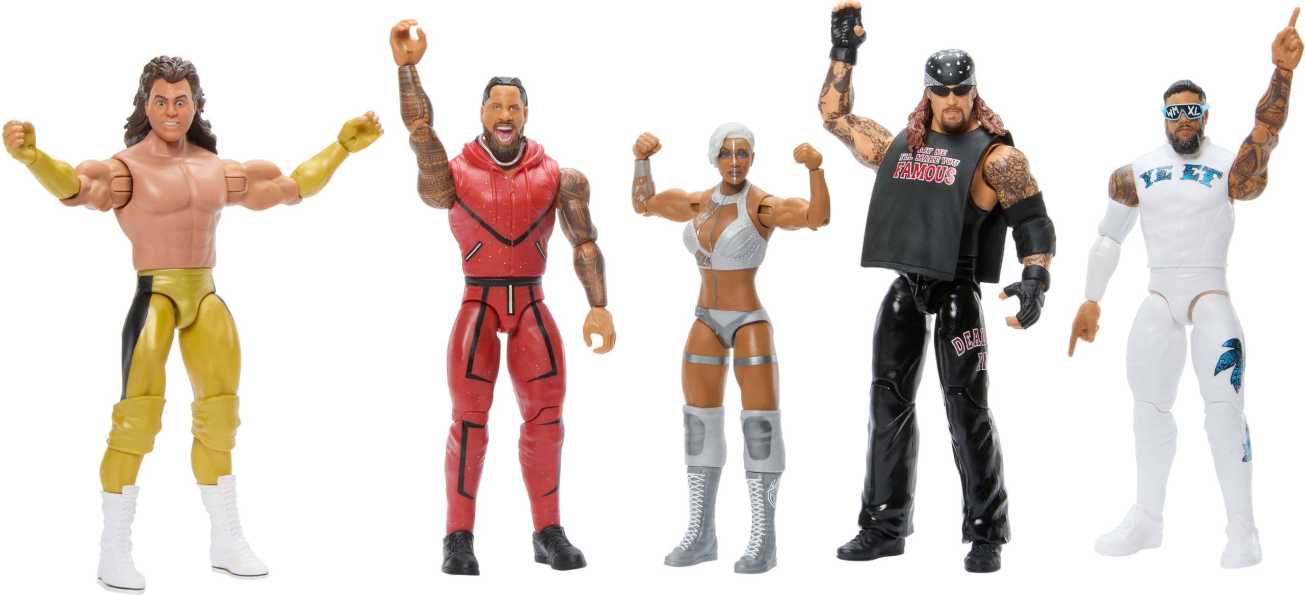 WWE Jey Uso Action Figure - Main Event Series #161 | 6-inch Scale | TrueFX Face 5