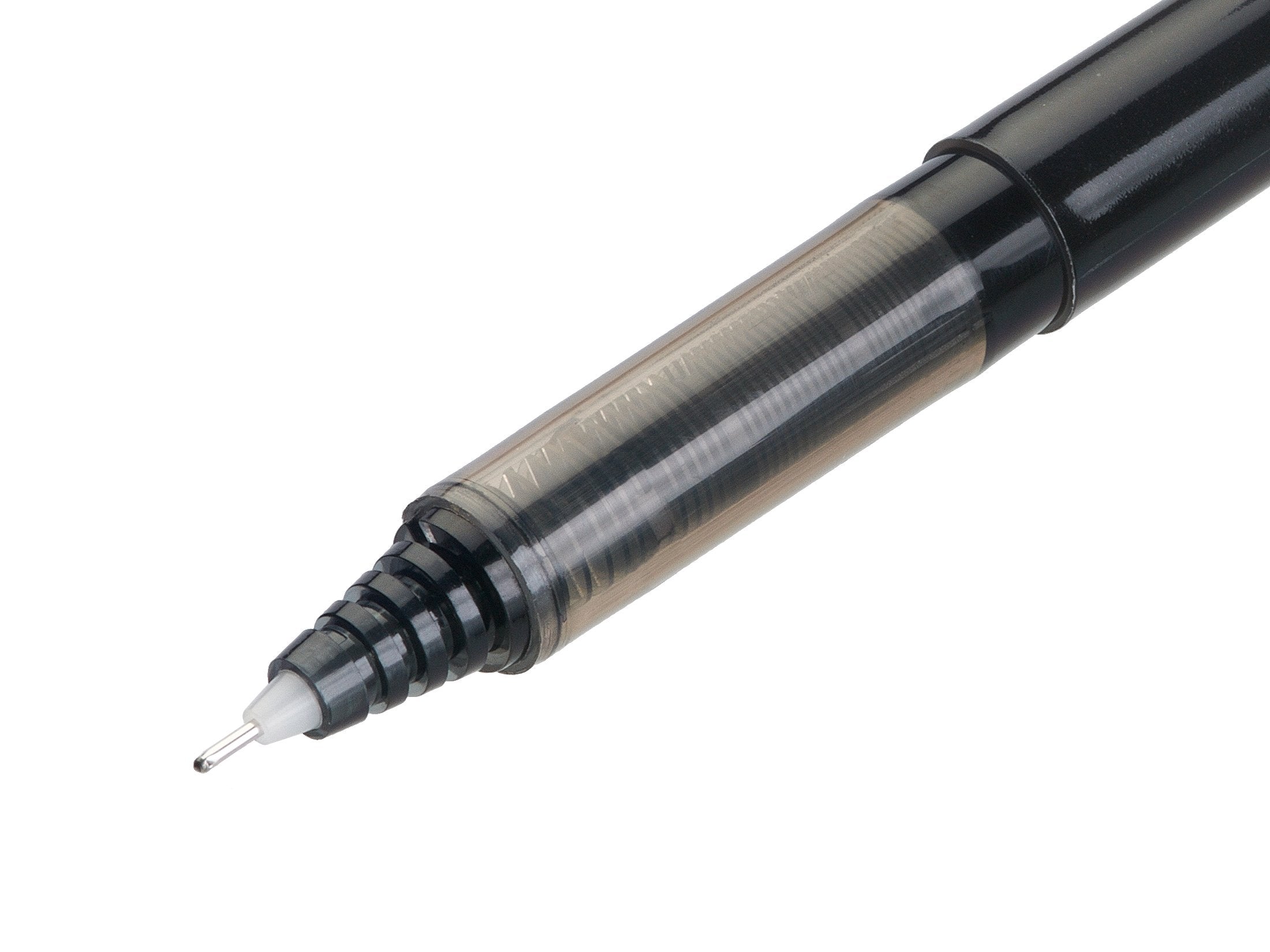 PILOT V7 Liquid Ink Rollerball Pen Set - 5 Pack Black Ink | 0.7mm Medium Tip | Fade Resistant 3