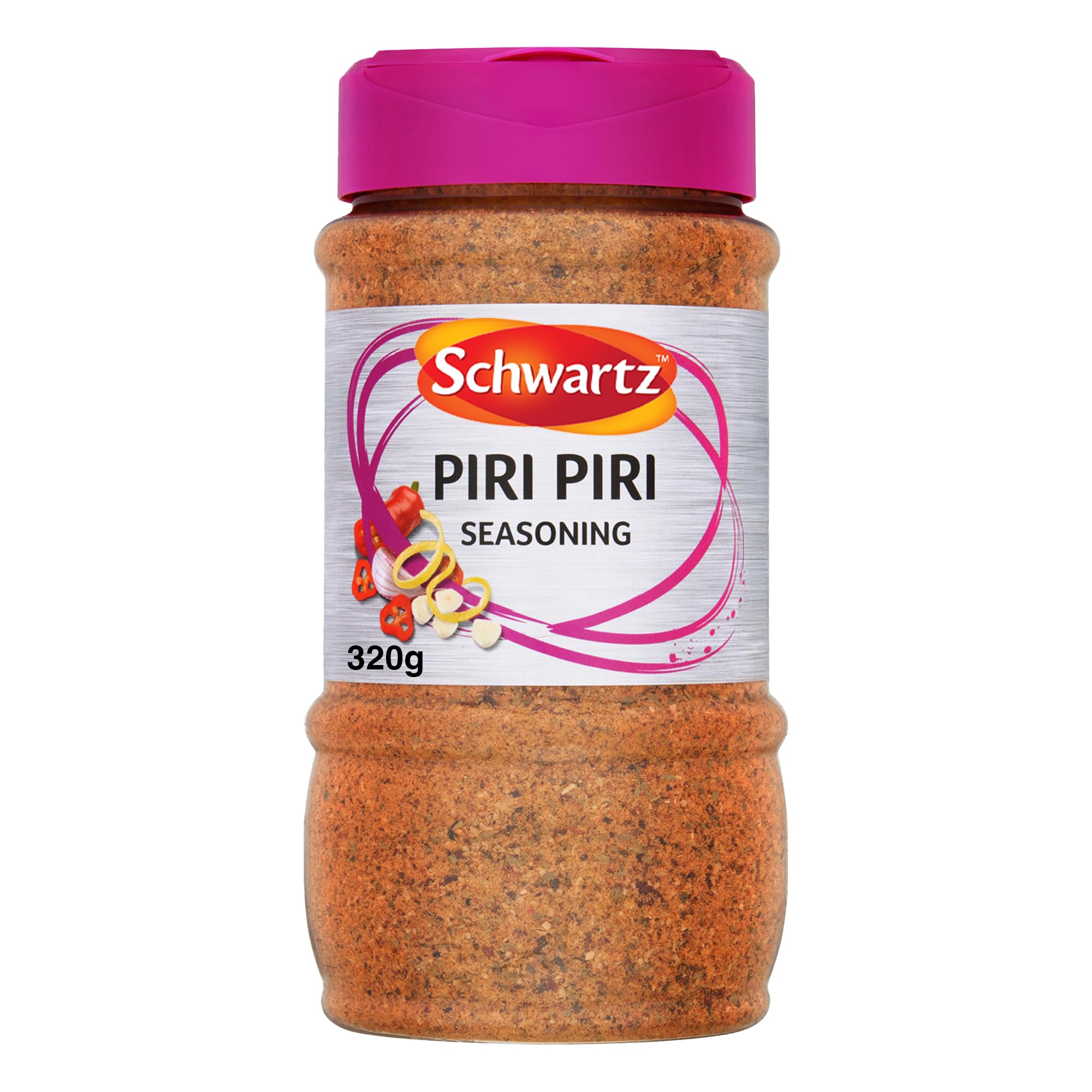 Schwartz Piri Piri Seasoning - Hot, No Artificial Colours or Flavours | 320g