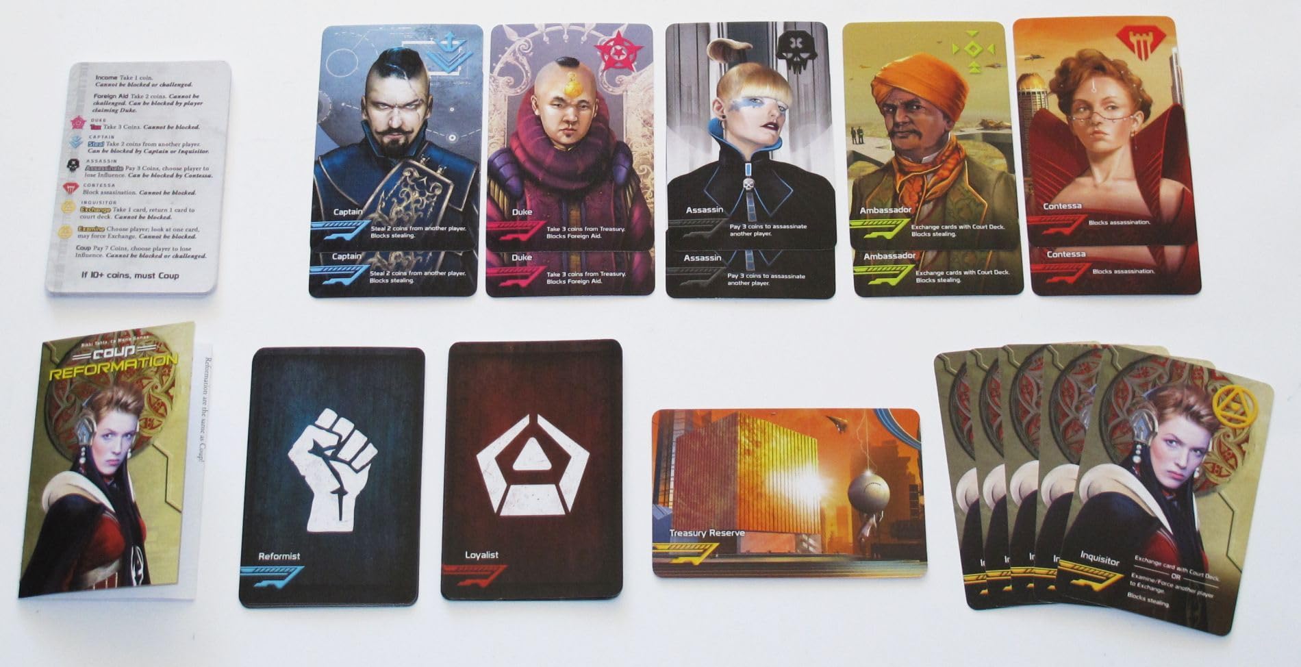 Indie Boards and Cards Coup Reformation 2nd Edition Expansion Card Game | 2-10 Players | 15 Min Playtime 3