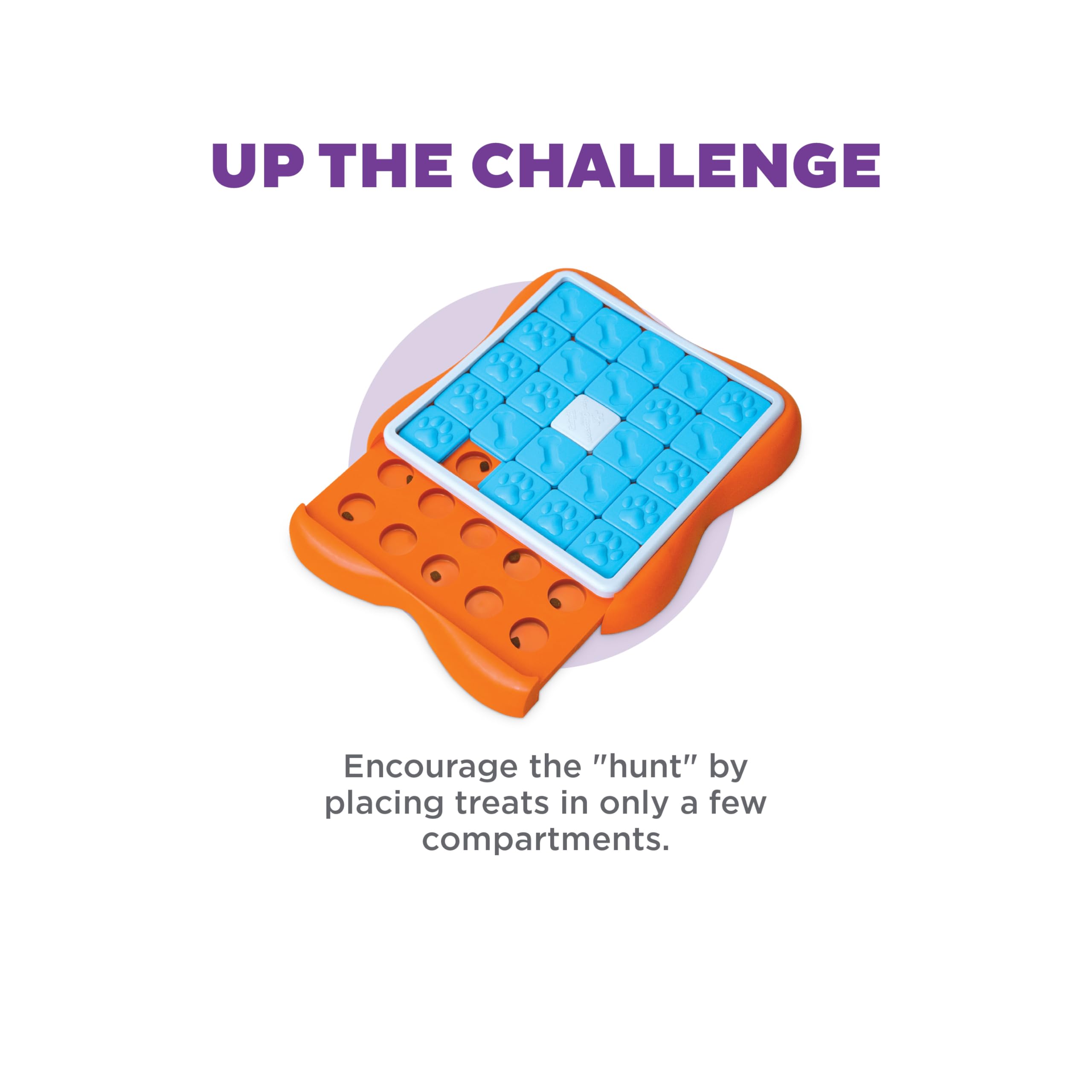 Outward Hound Nina Ottosson Challenge Slider Interactive Treat Puzzle Dog Toy - Level 3 | Large 5