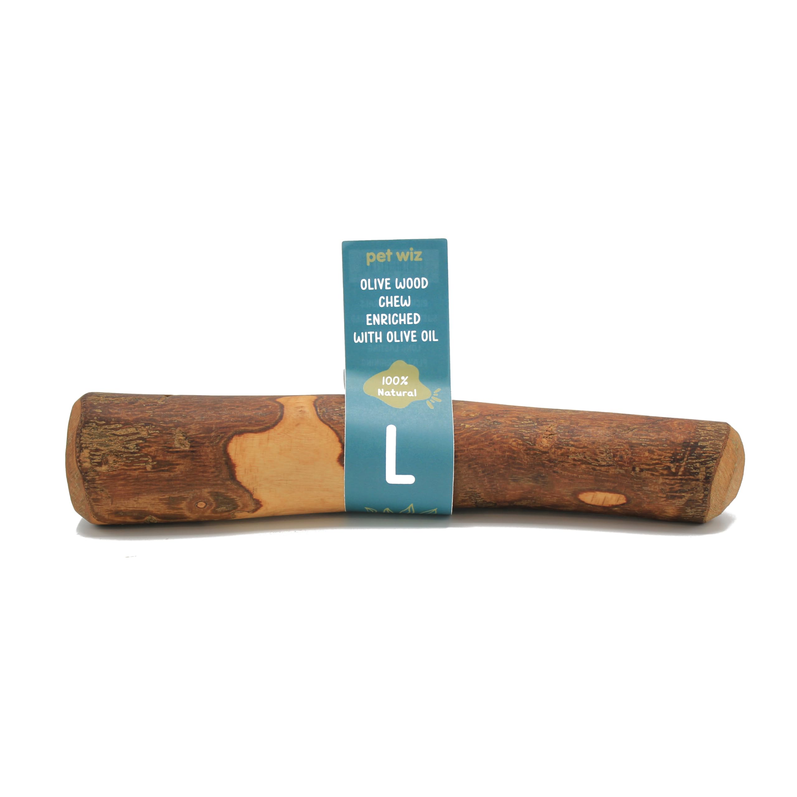 pet wiz Olive Wood Dog Chew Toy - Oral Hygiene & Mental Stimulation | Large Size 5