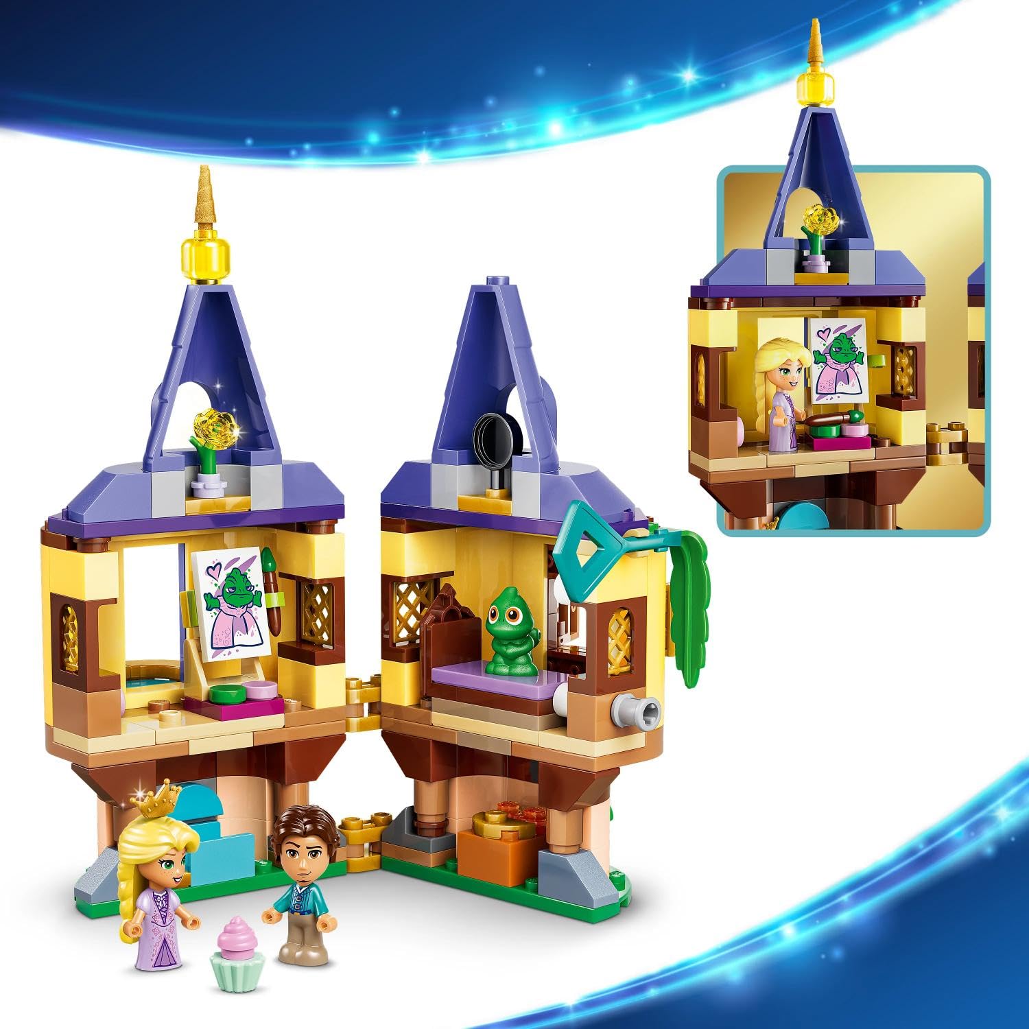 LEGO Disney Princess Rapunzel's Mini Tower Building Set 43294 | Ages 5+