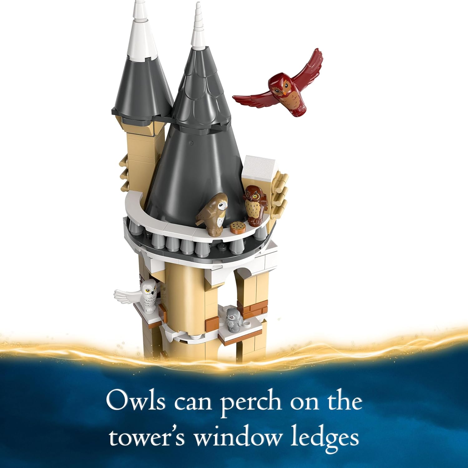 LEGO Harry Potter Hogwarts Castle Owlery 76430 - Building Set for Kids 8+ 5