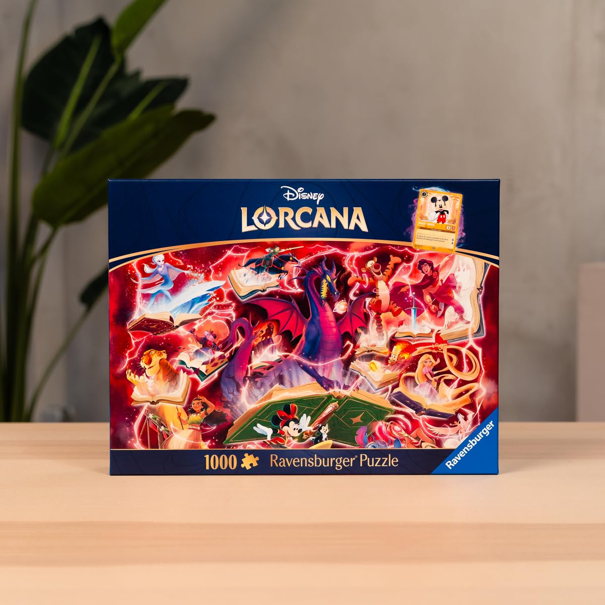Ravensburger Disney Lorcana Glimmers of the Realm - Ruby 1000 Piece Jigsaw Puzzle | 70x50cm 3