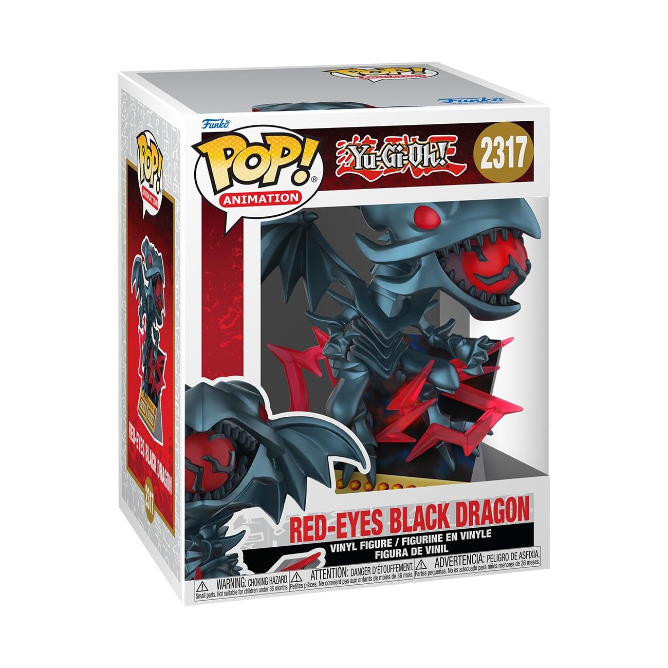 Funko POP! Premium Vinyl Figure - Red-Eyes Black Dragon | Chibi Style | 3.75 Inch