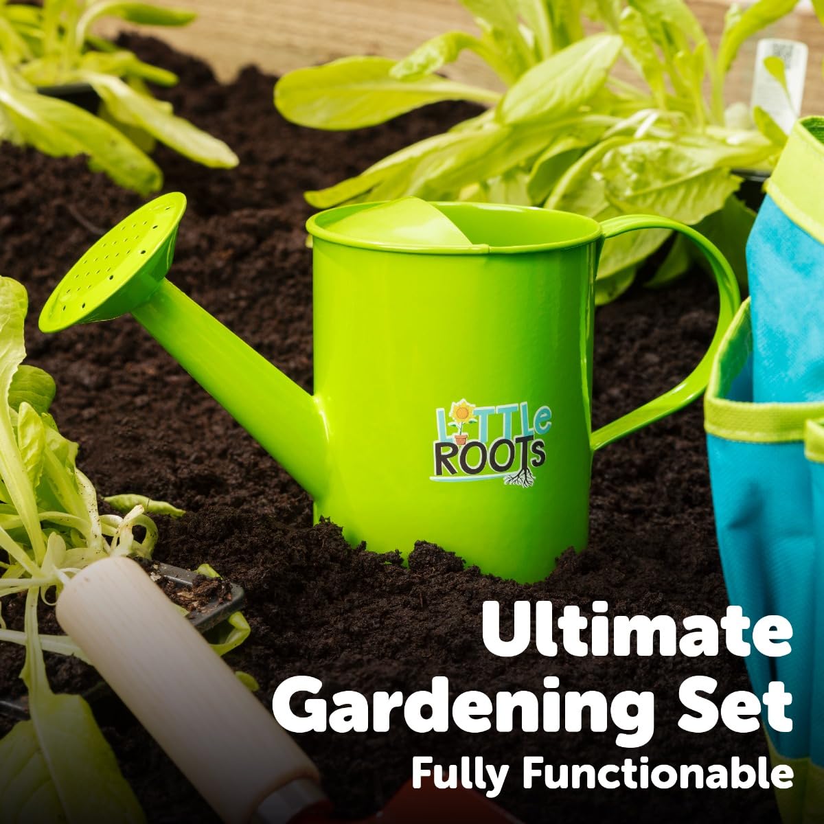 Toyrific Little Roots BGG1653 Kids Gardening Tool Kit Bag | Ages 3+ | Multicolor Plastic 4