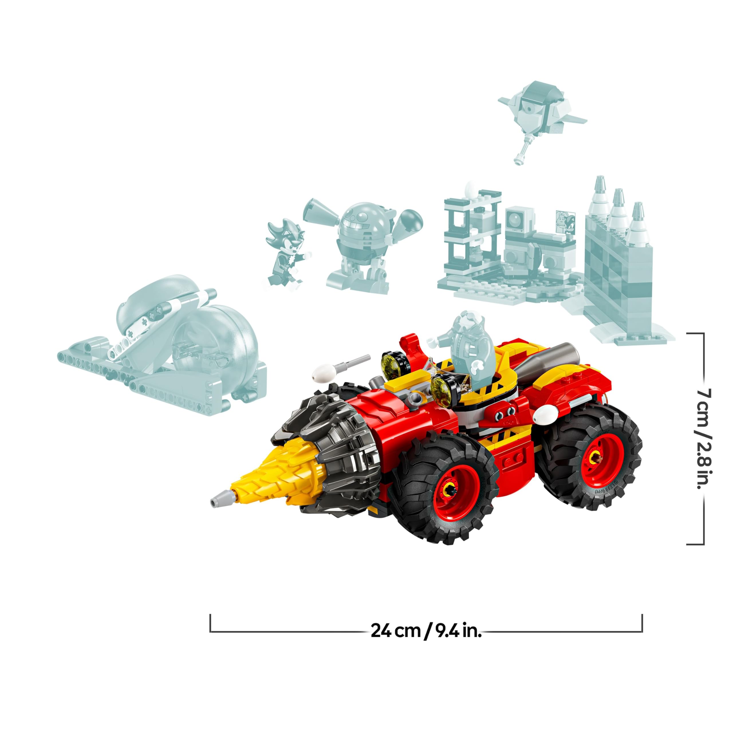 LEGO Sonic the Hedgehog Super Sonic vs. Egg Drillster Playset - Building Toy for Ages 8+ 14