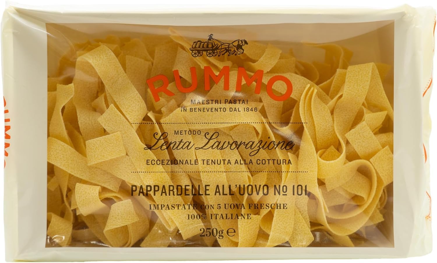 Rummo Pappardelle All'Uovo Nest No. 101 – Luxurious Italian Egg Pasta | 250g