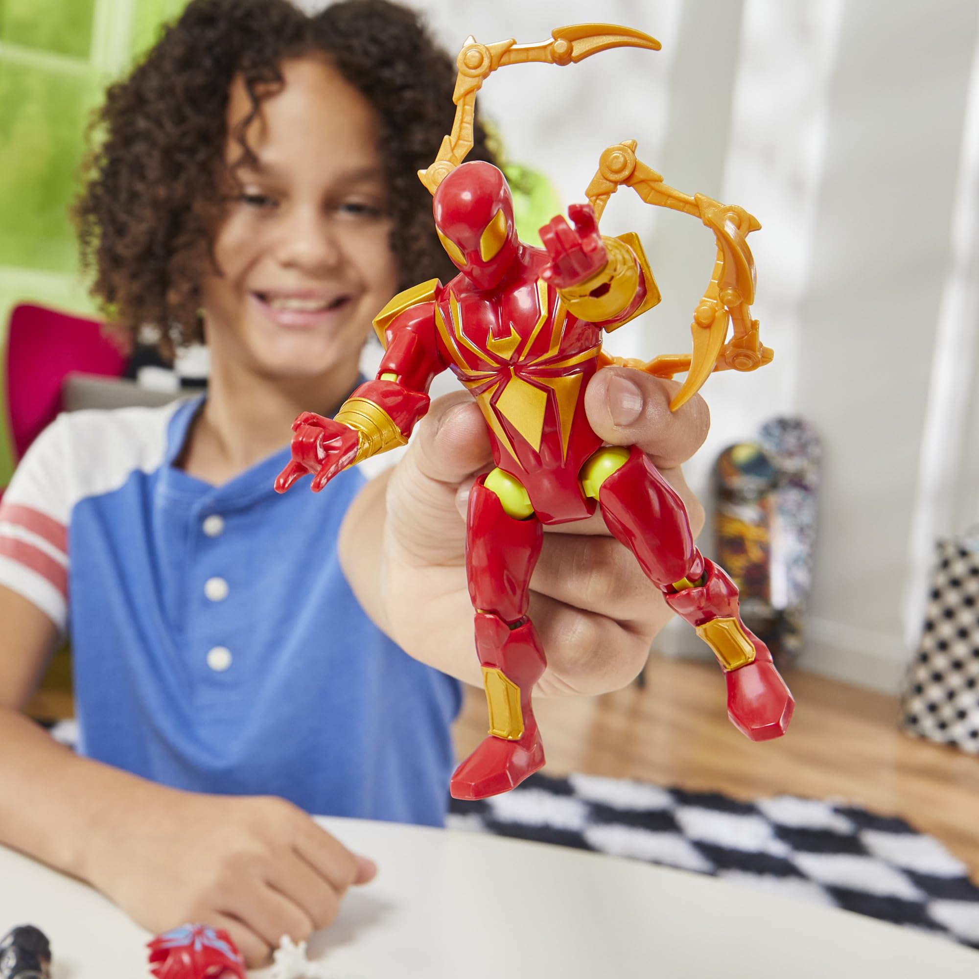 SPIDER-MAN MixMashers Iron Spider & Venom Mix-and-Match Action Figure 4