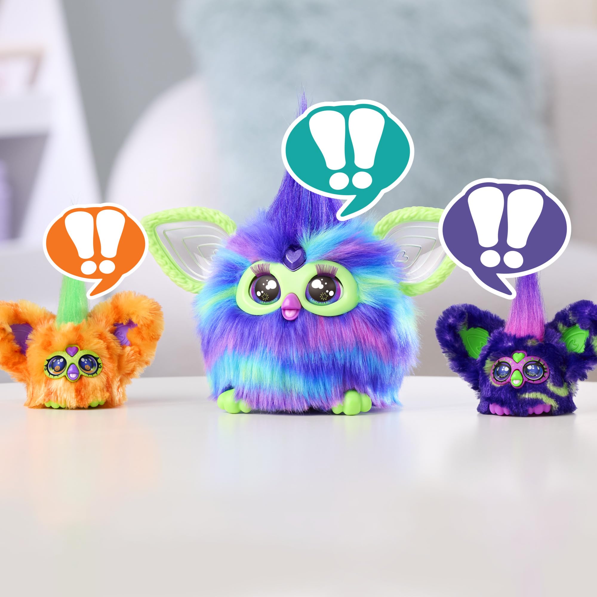 Furby Furbelt 2-Pack Fall - Lila & Orange Electronic Pets for Kids 6+ 3