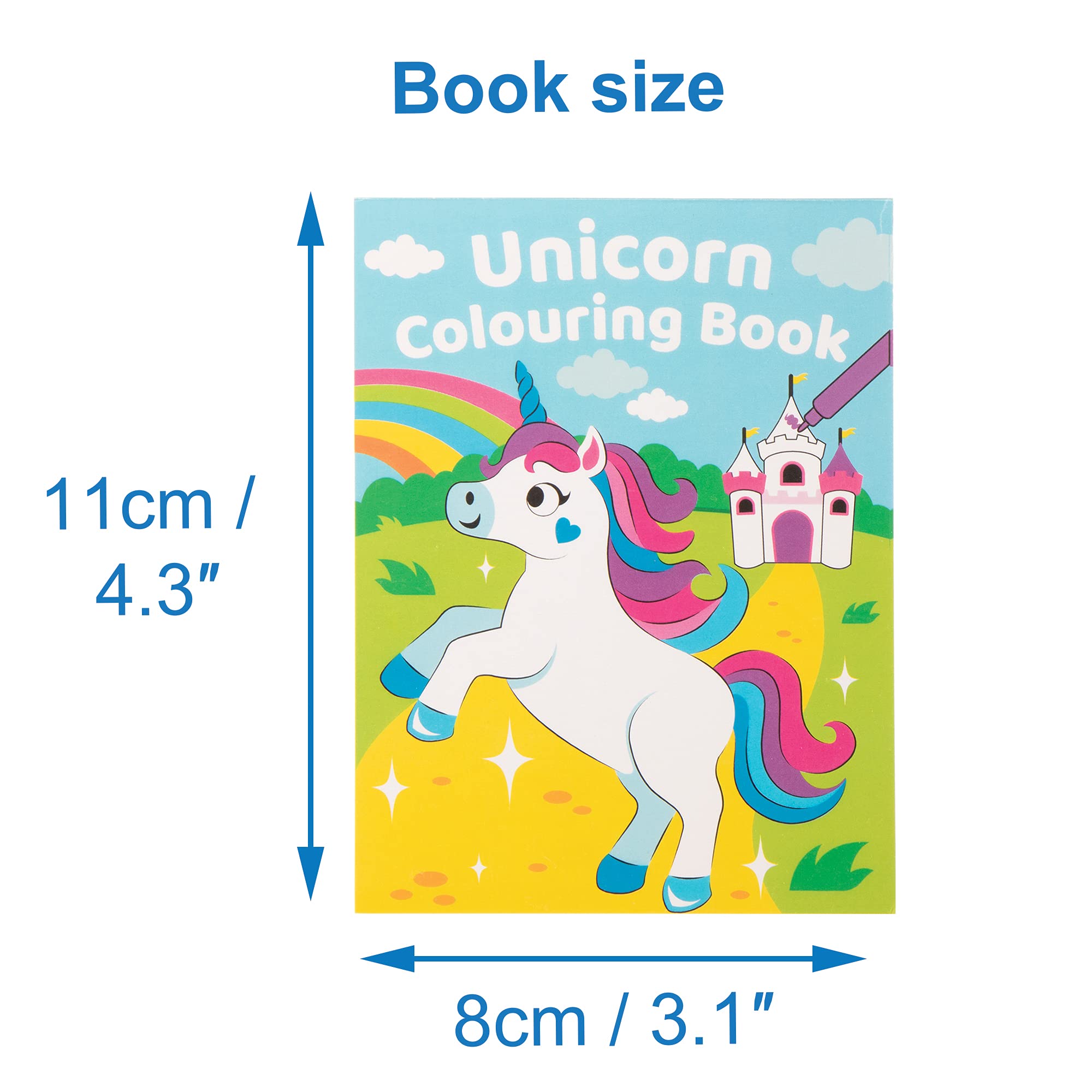 Baker Ross FE577 Mini Colouring Books - Pack of 12 | 20 Pages Each | 12 x 16 cm 4